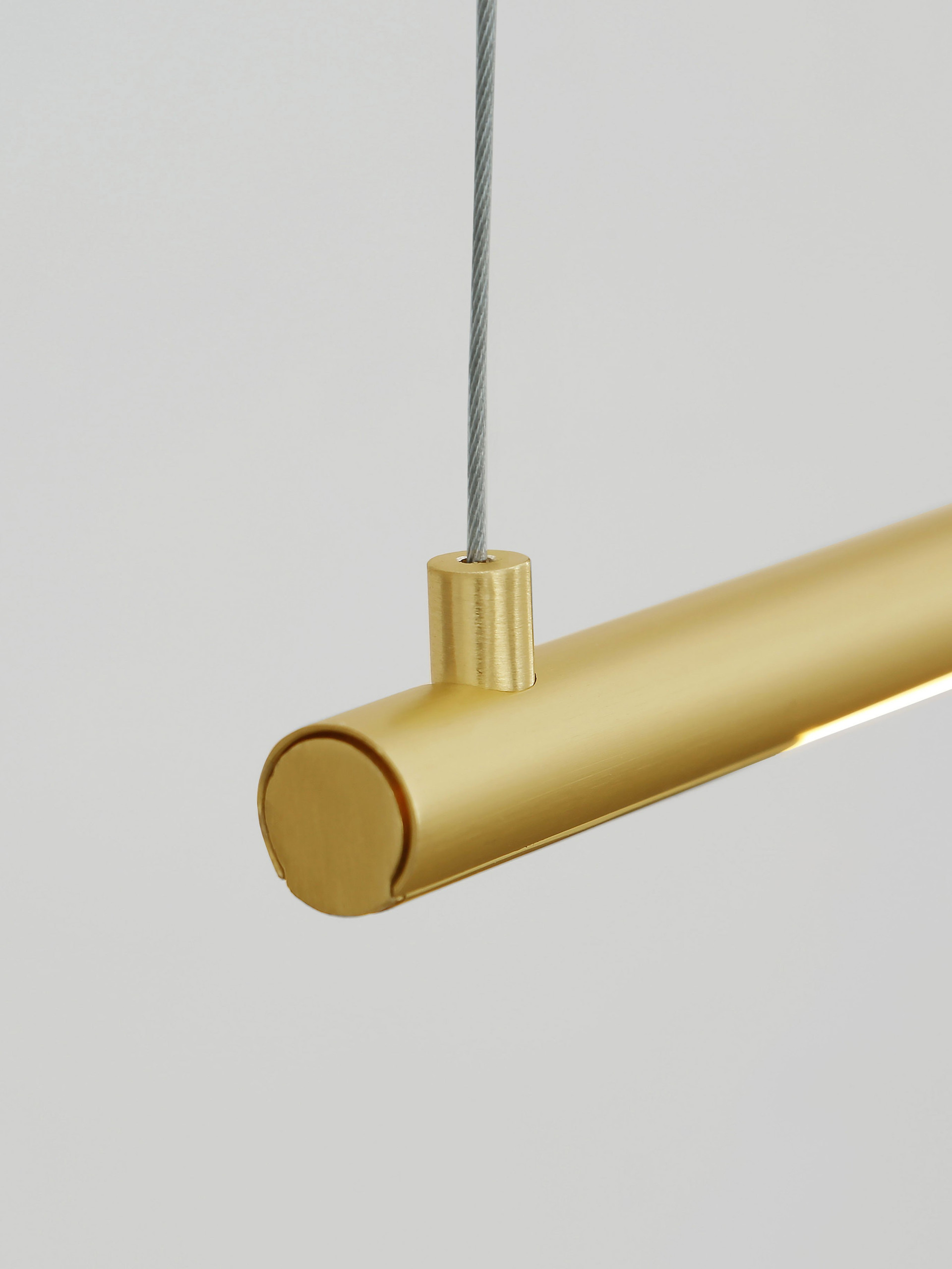 ELETTRA | L 120 W 7 H 150 cm | 20 W | 3000 K | 677 lm | IP20 | Gold | Aluminum