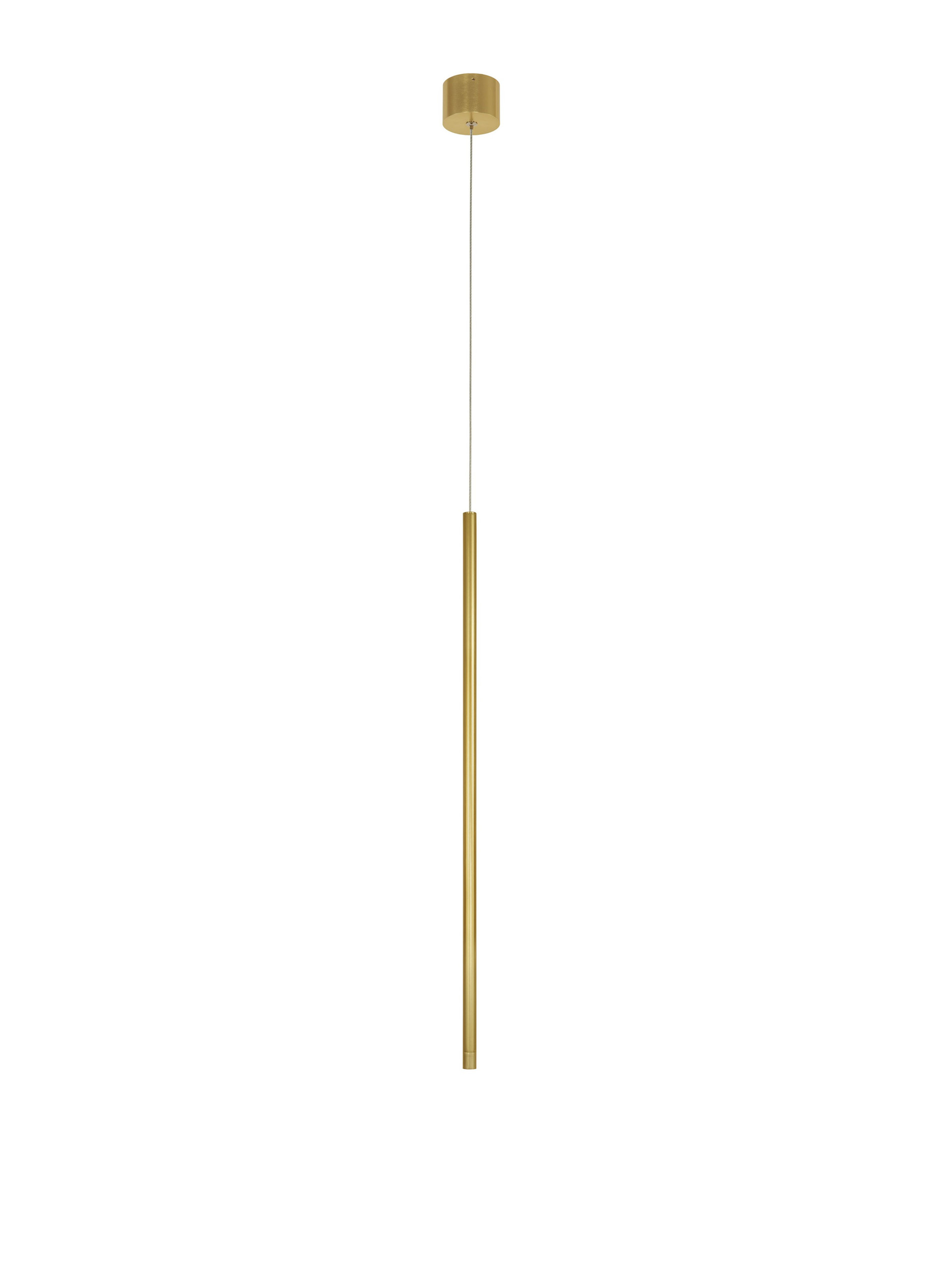 ELETTRA | H 200 D 1.5 cm | 5 W | 3000 K | 195 lm | IP20 | Gold | Aluminum