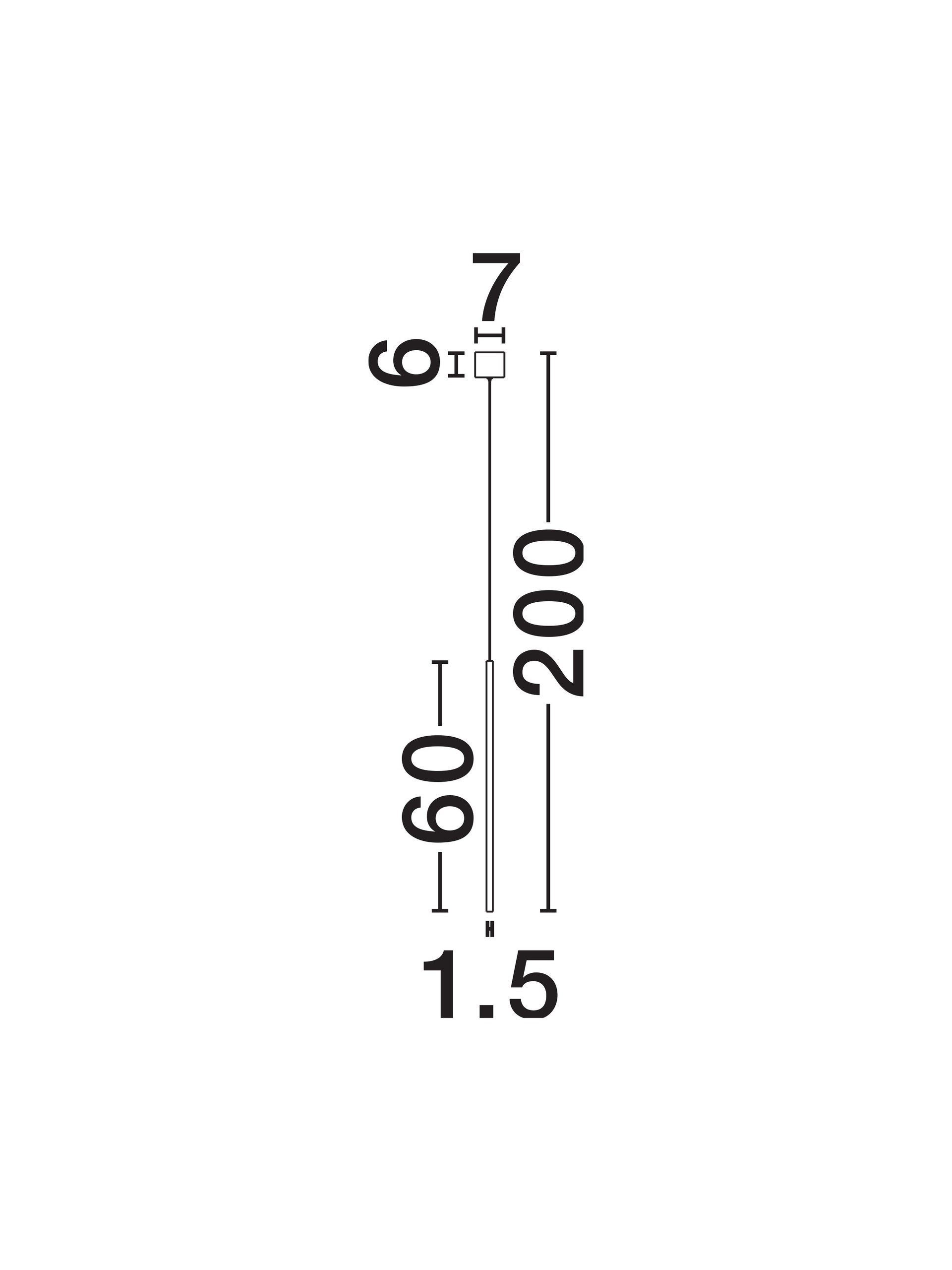 ELETTRA | H 200 D 1.5 cm | 5 W | 3000 K | 195 lm | IP20 | Gold | Aluminum