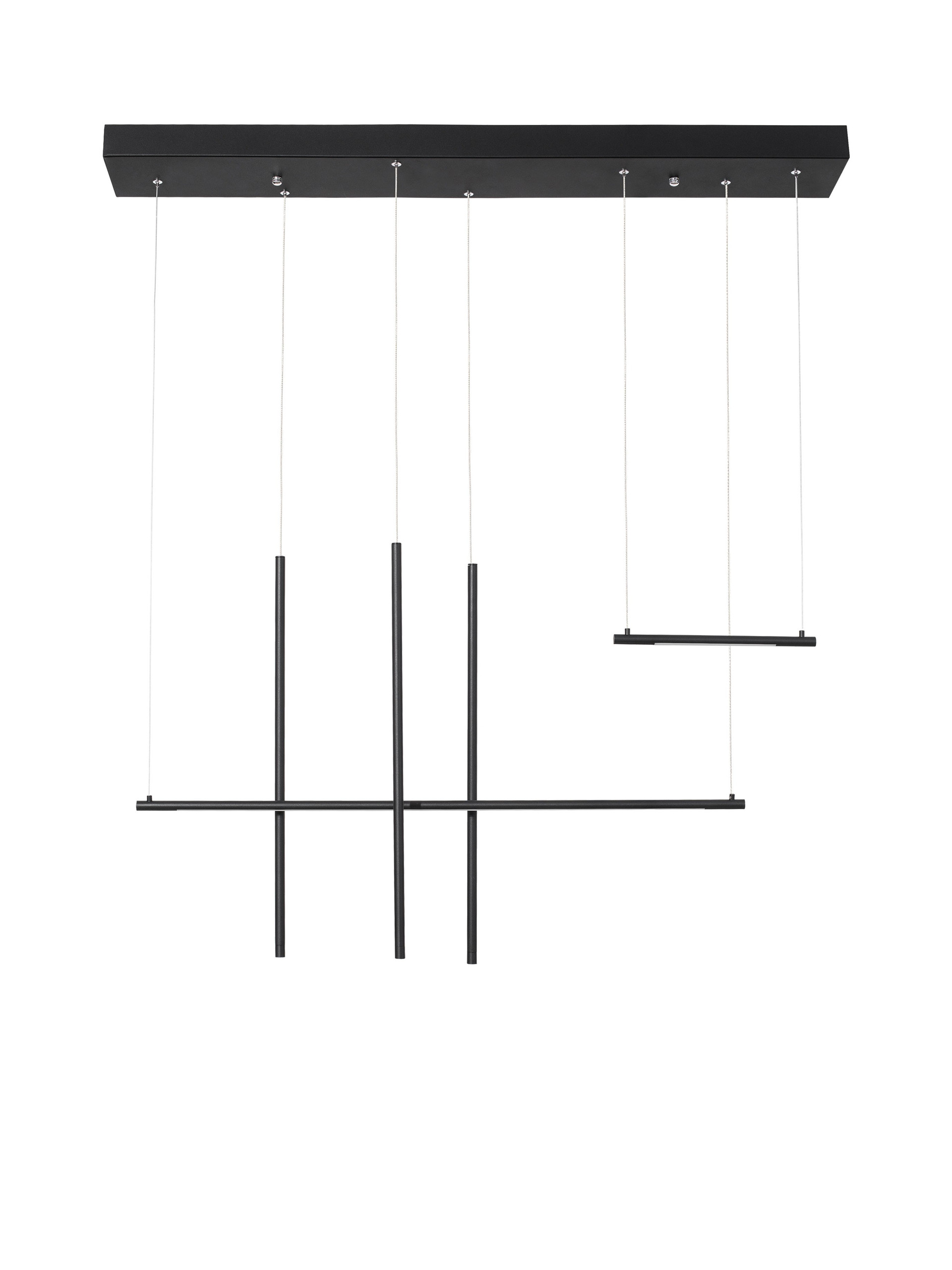 ELETTRA | L 110 W 15 H 200 cm | 20 W | 3000 K | 698 lm | IP20 | Black | Aluminum