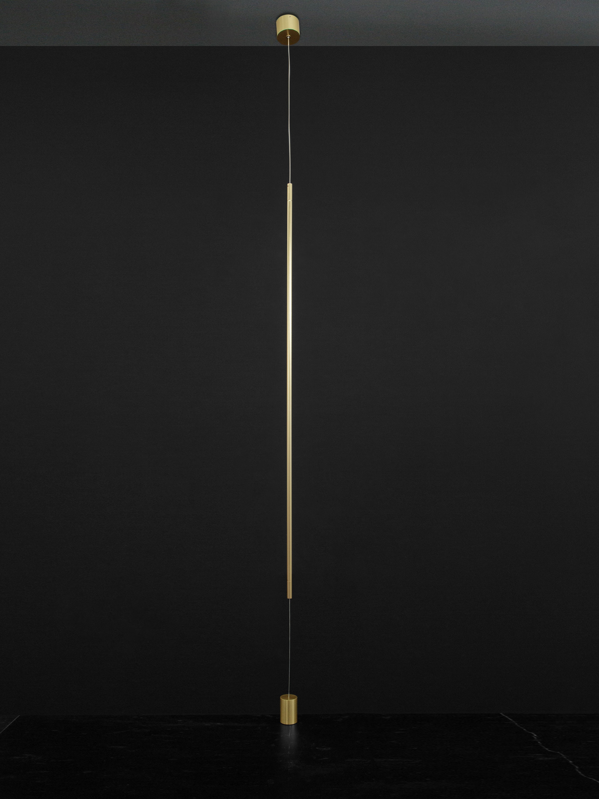 ELETTRA | H 300 D 7 cm | 20 W | 3000 K | 698 lm | IP20 | Oro | Aluminio