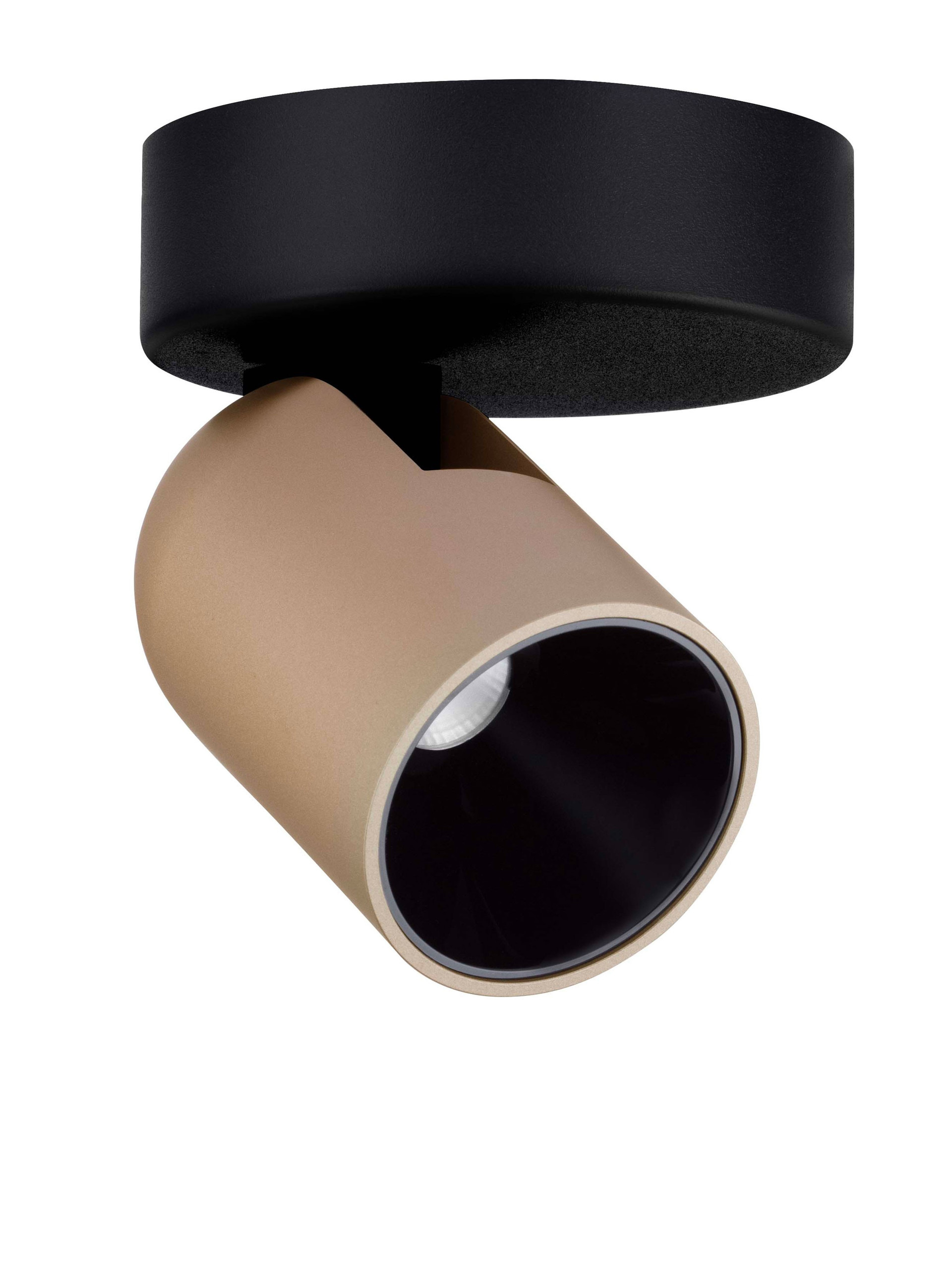 SIRMOS | H 12.6 D 10 cm | 8 W | 3000 K | 582 lm | IP20 | Black/Gold | Aluminum