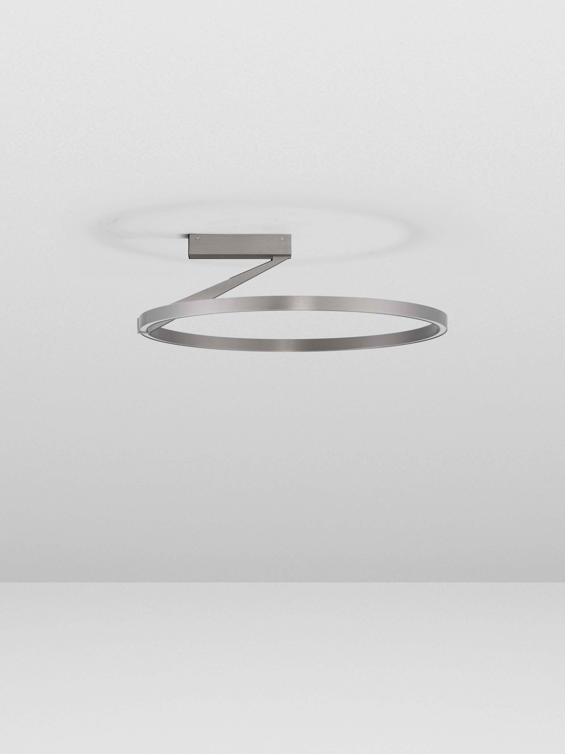 TILIA | H 20 D 60 cm | 38 W | 3000/2700/4000 K | 2242 lm | IP20 | Foggy Nickel | Aluminum