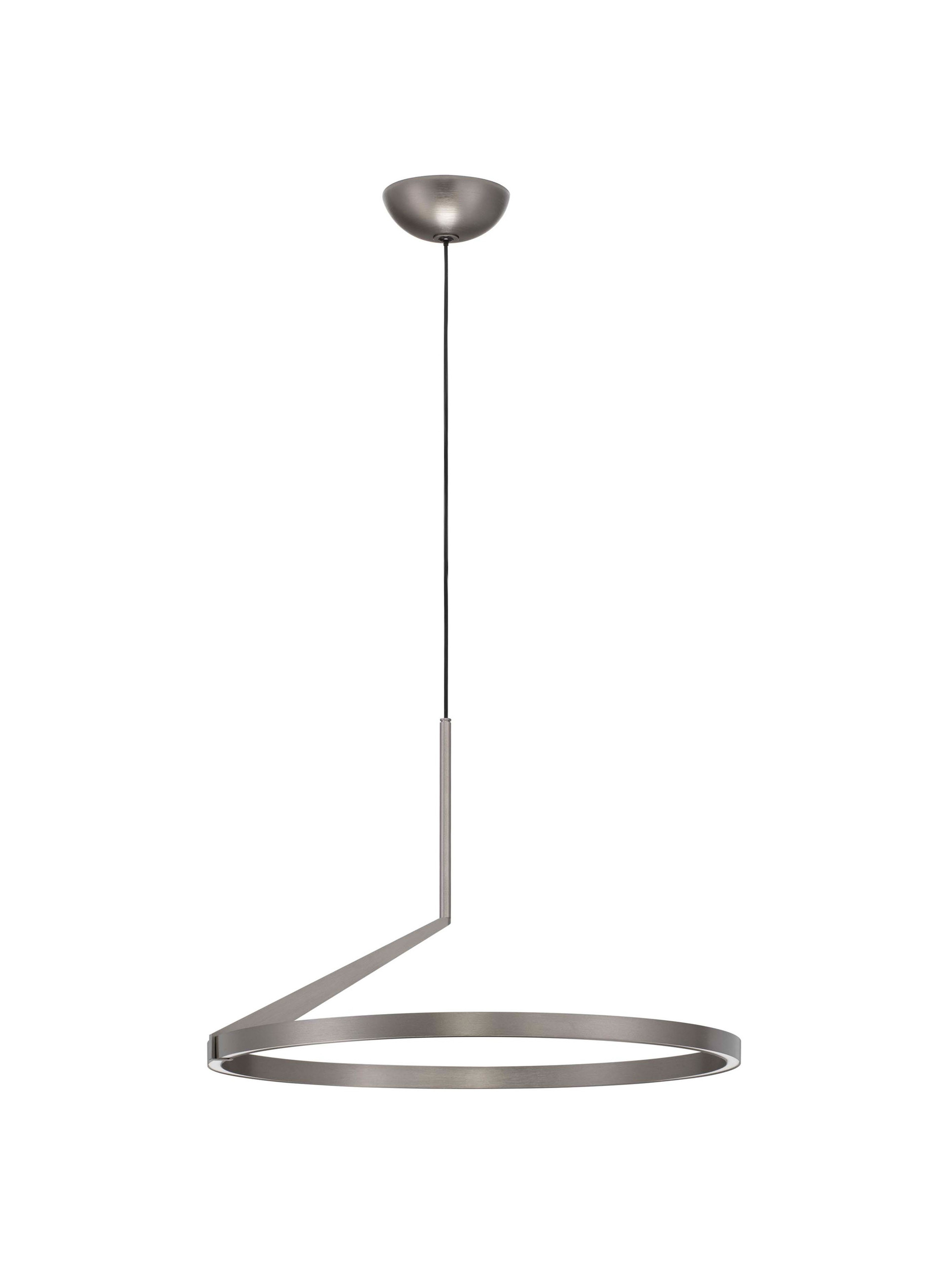 TILIA | H 250 D 60 cm | 31 W | 3000/2700/4000 K | 1829 lm | IP20 | Nebeliges Nickel | Aluminium