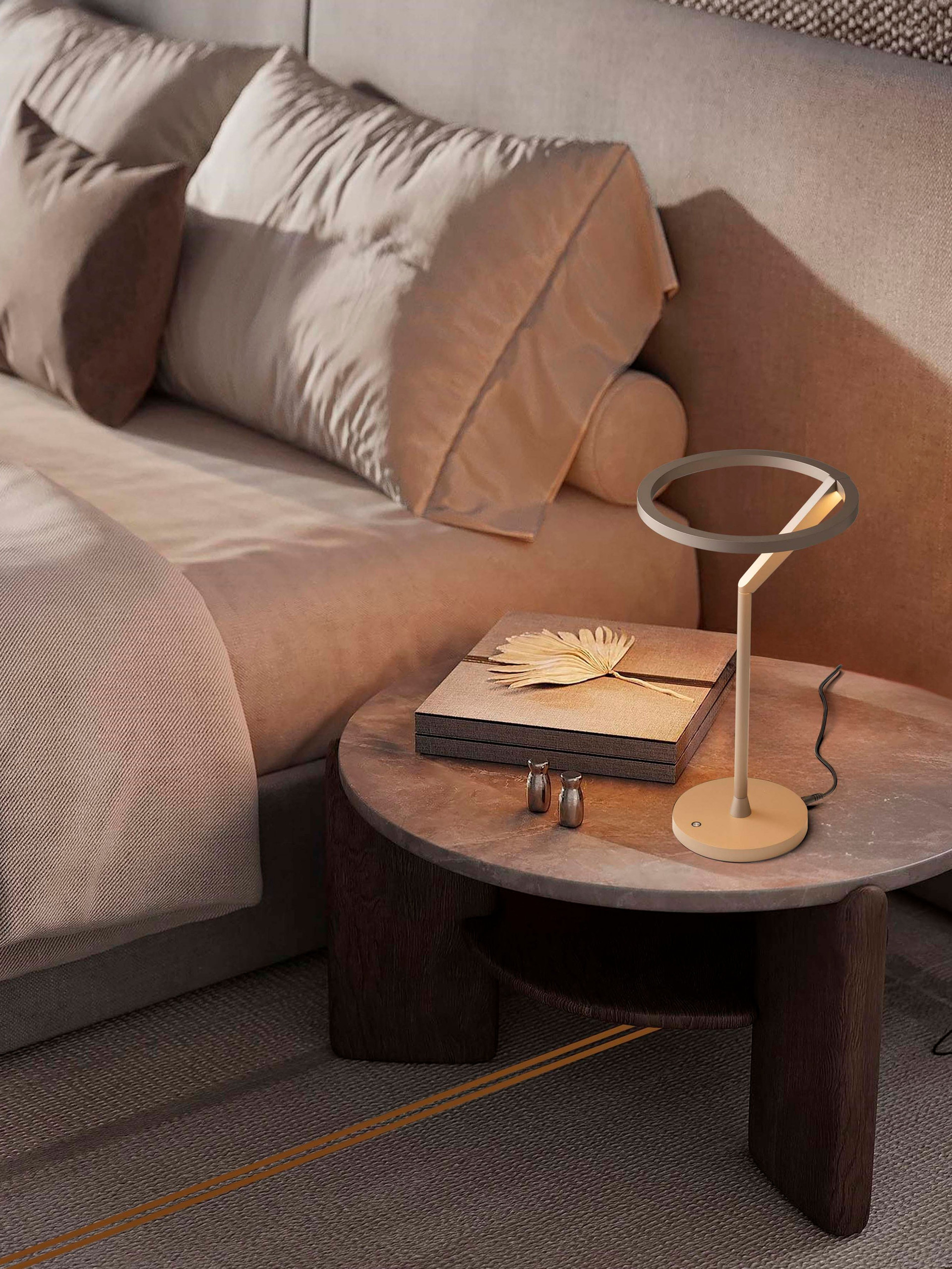 TILIA | H 38 D 22 cm | 16 W | 3000 K | 612 lm | IP20 | Oro | Aluminio