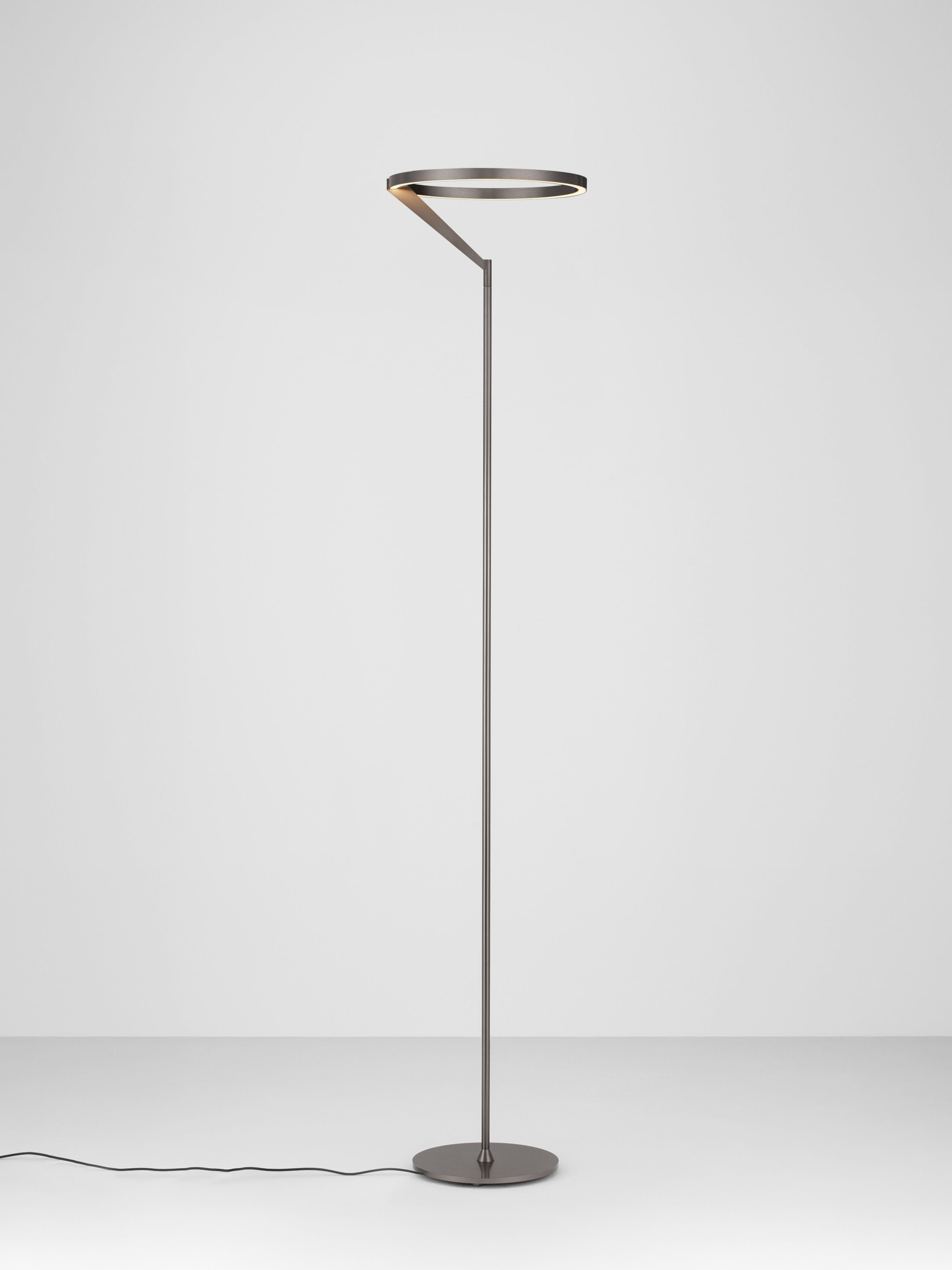 TILIA | H 168 D 33 cm | 26 W | 3000 K | 1149 lm | IP20 | Nebeliges Nickel | Aluminium