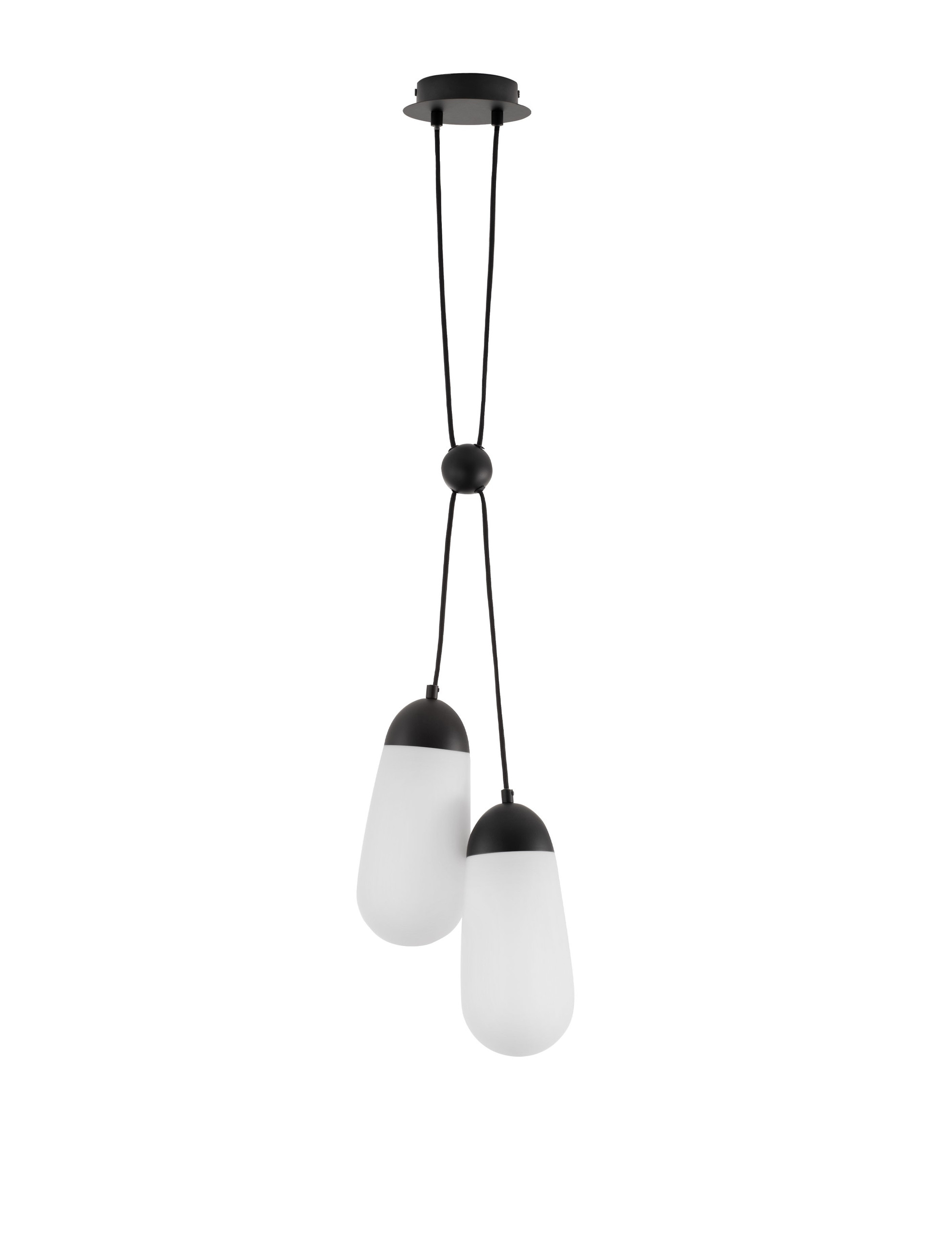 BLAKY | L 25 W 13 H 150 cm | 10 W | IP20 | Black/White | Glass/Metal