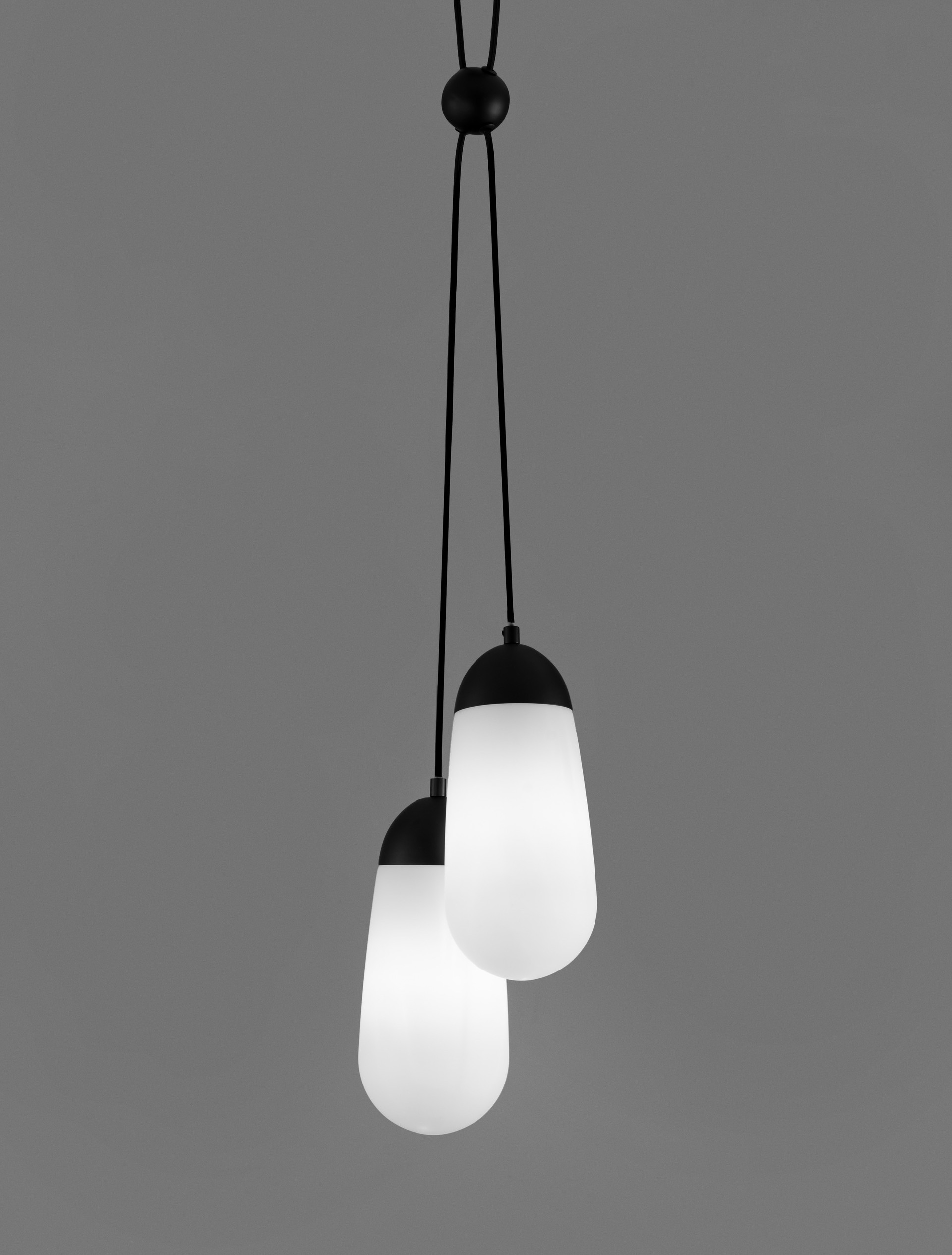 BLAKY | L 25 W 13 H 150 cm | 10 W | IP20 | Black/White | Glass/Metal