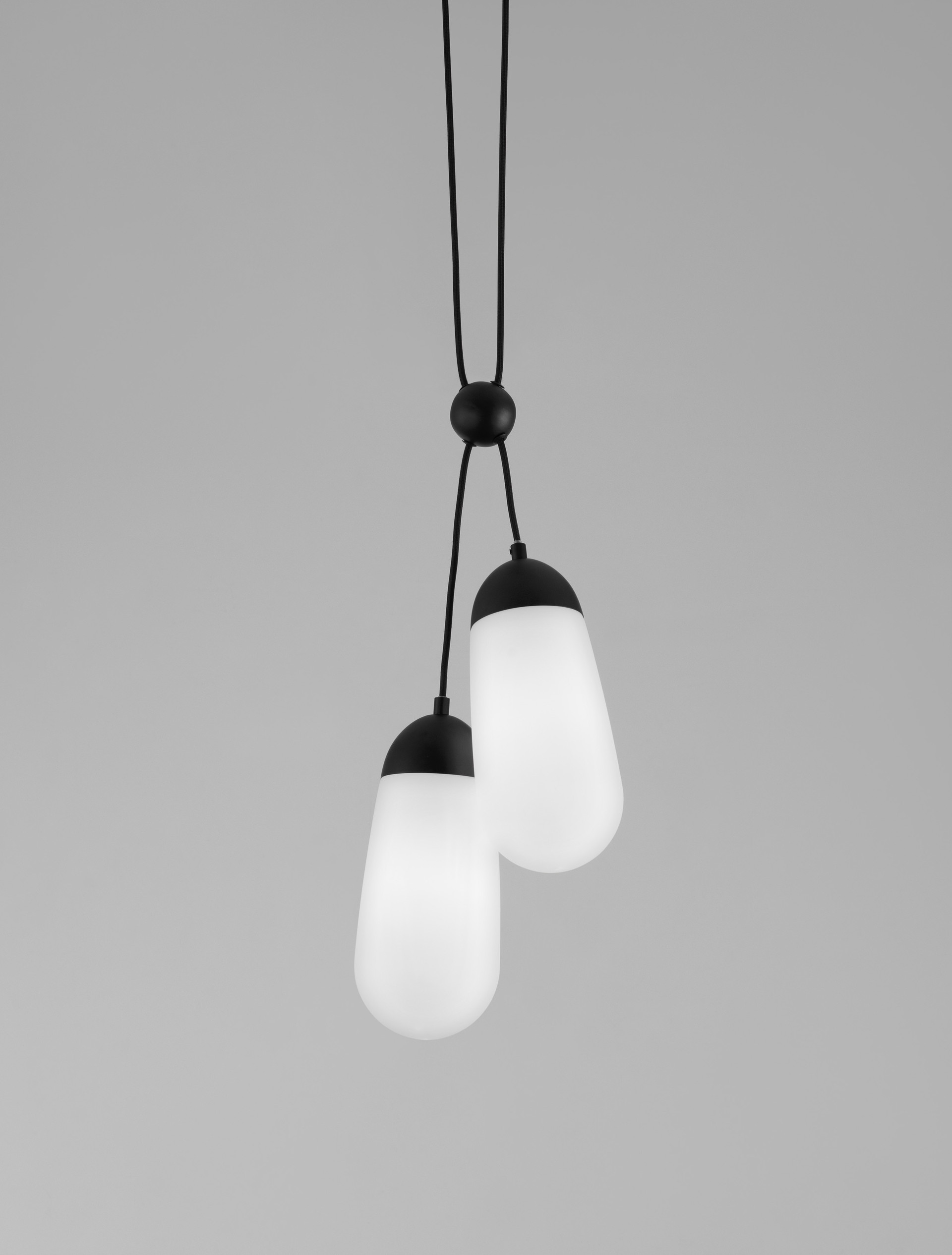 BLAKY | L 25 W 13 H 150 cm | 10 W | IP20 | Black/White | Glass/Metal