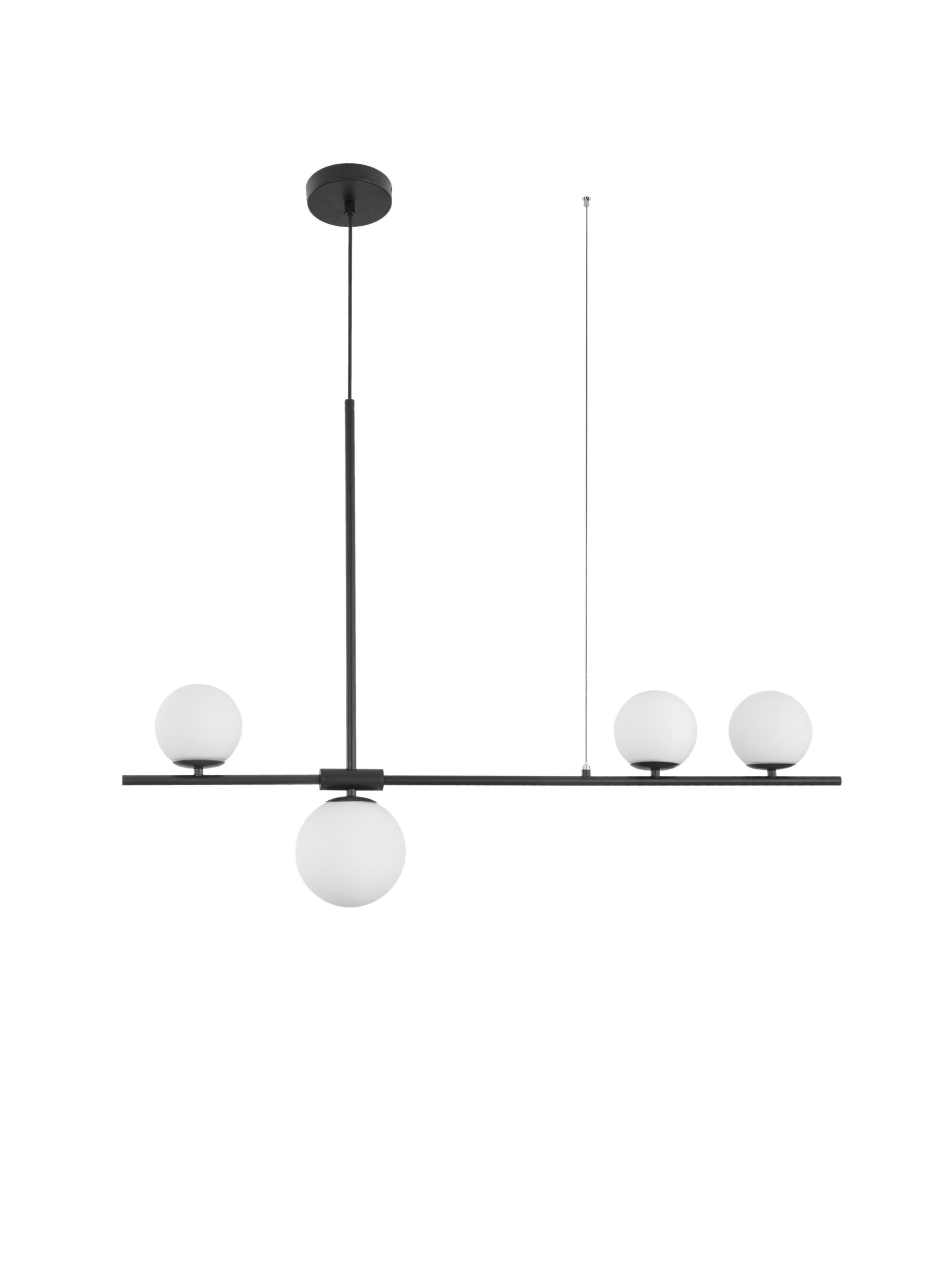 IMPERO | L 100 W 15 H 120 cm | 20 W | IP20 | Black/White | Glass/Metal
