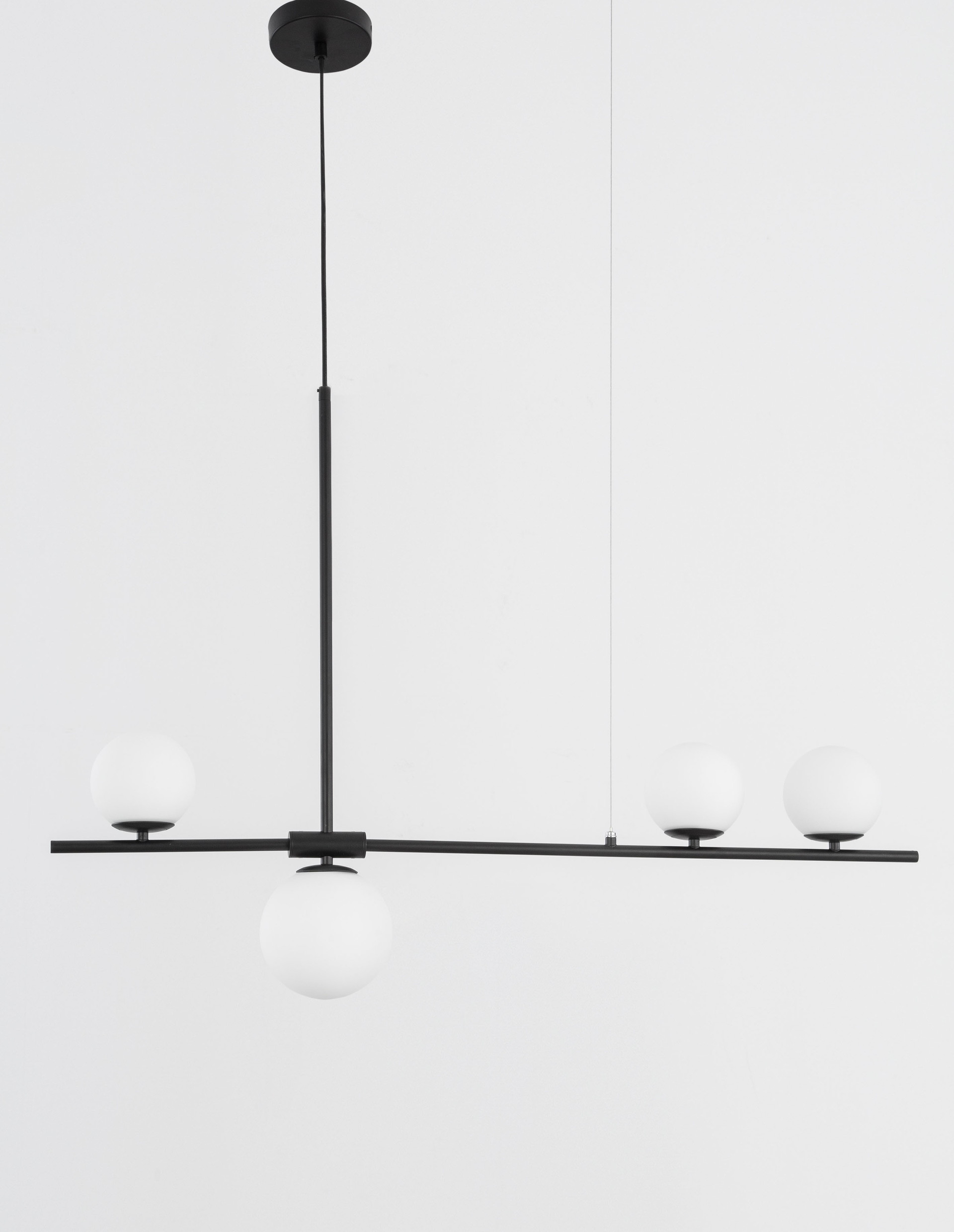 IMPERO | L 100 W 15 H 120 cm | 20 W | IP20 | Black/White | Glass/Metal