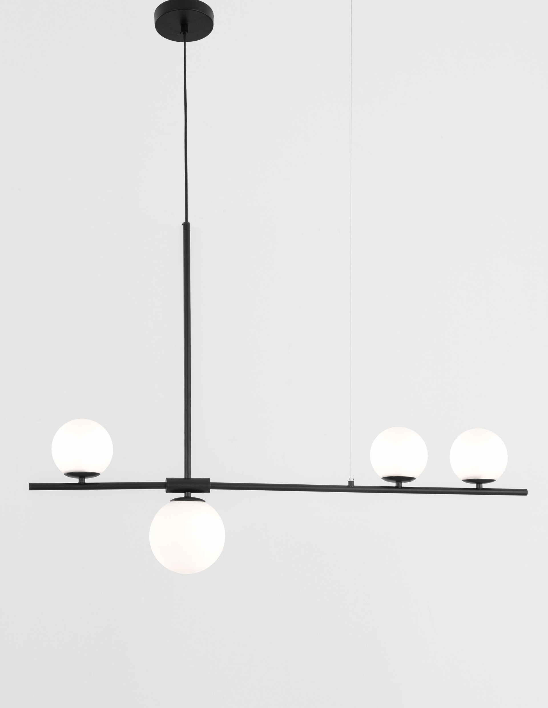 IMPERO | L 100 W 15 H 120 cm | 20 W | IP20 | Black/White | Glass/Metal