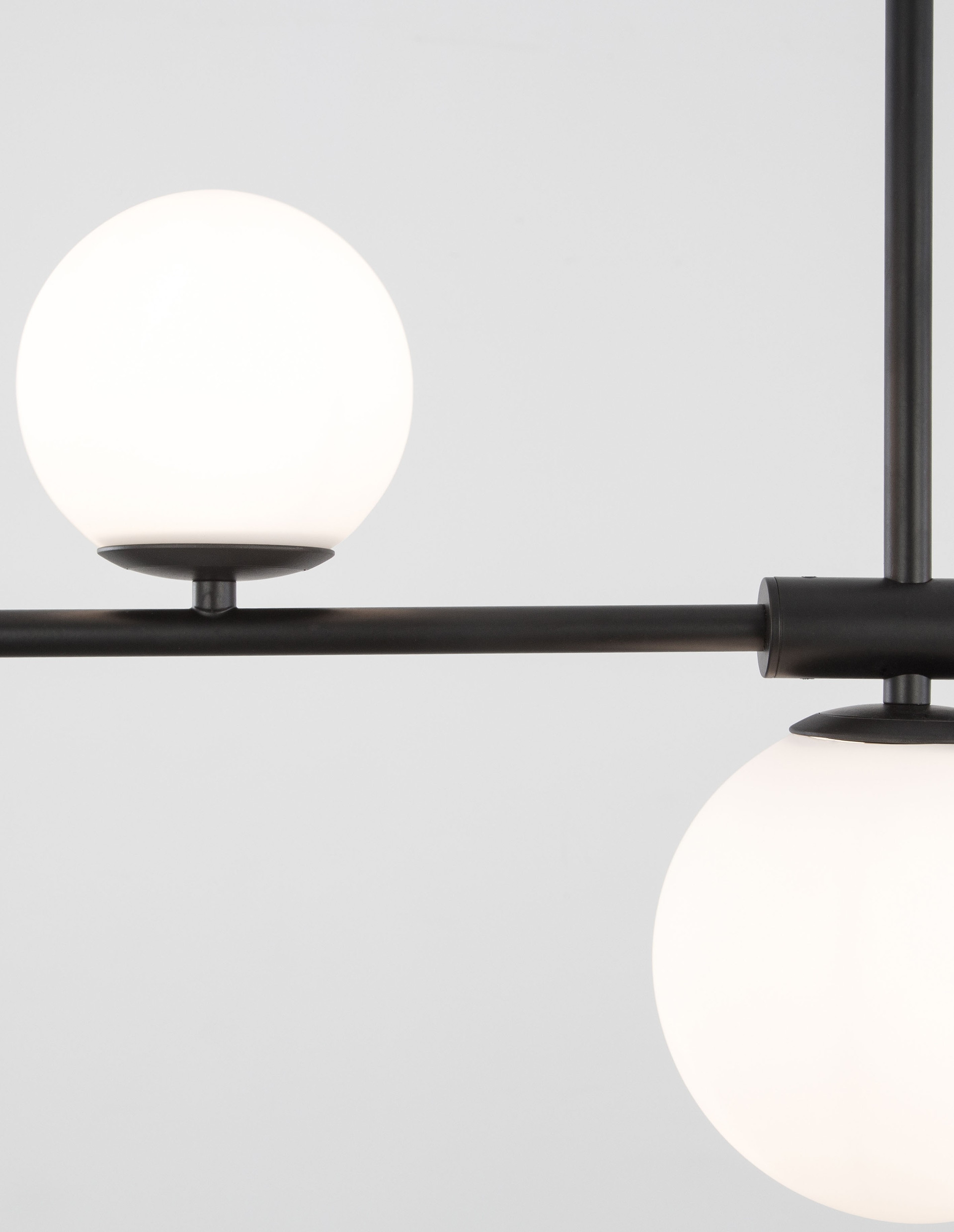 IMPERO | L 100 W 15 H 120 cm | 20 W | IP20 | Black/White | Glass/Metal
