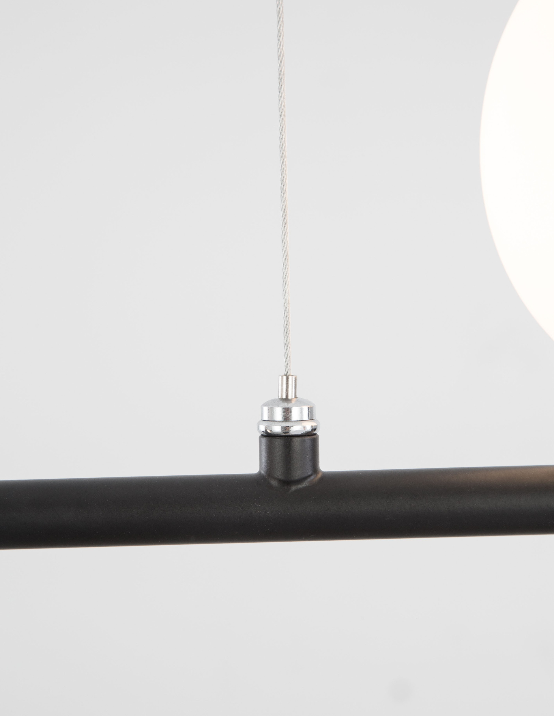 IMPERO | L 100 W 15 H 120 cm | 20 W | IP20 | Black/White | Glass/Metal