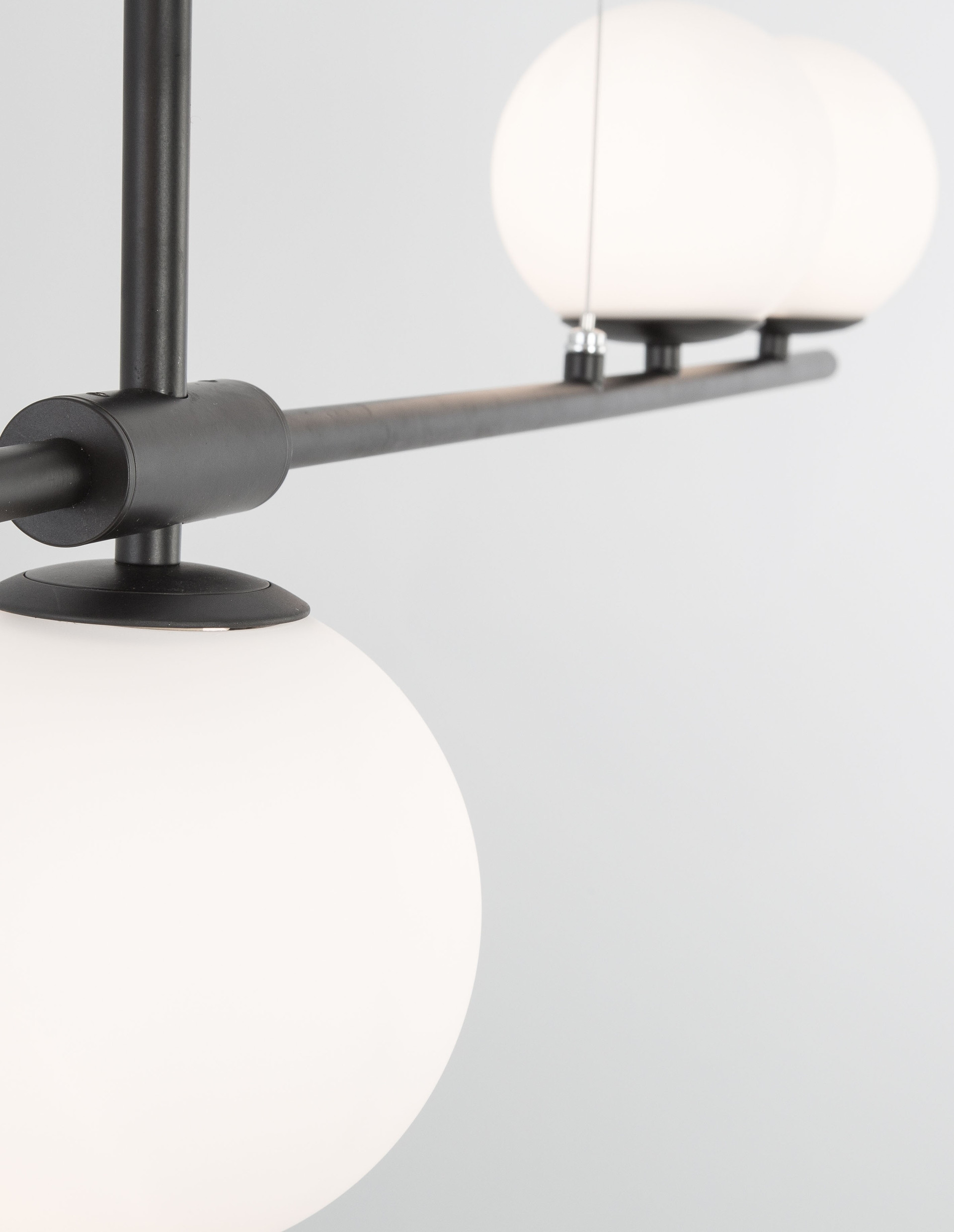 IMPERO | L 100 W 15 H 120 cm | 20 W | IP20 | Black/White | Glass/Metal