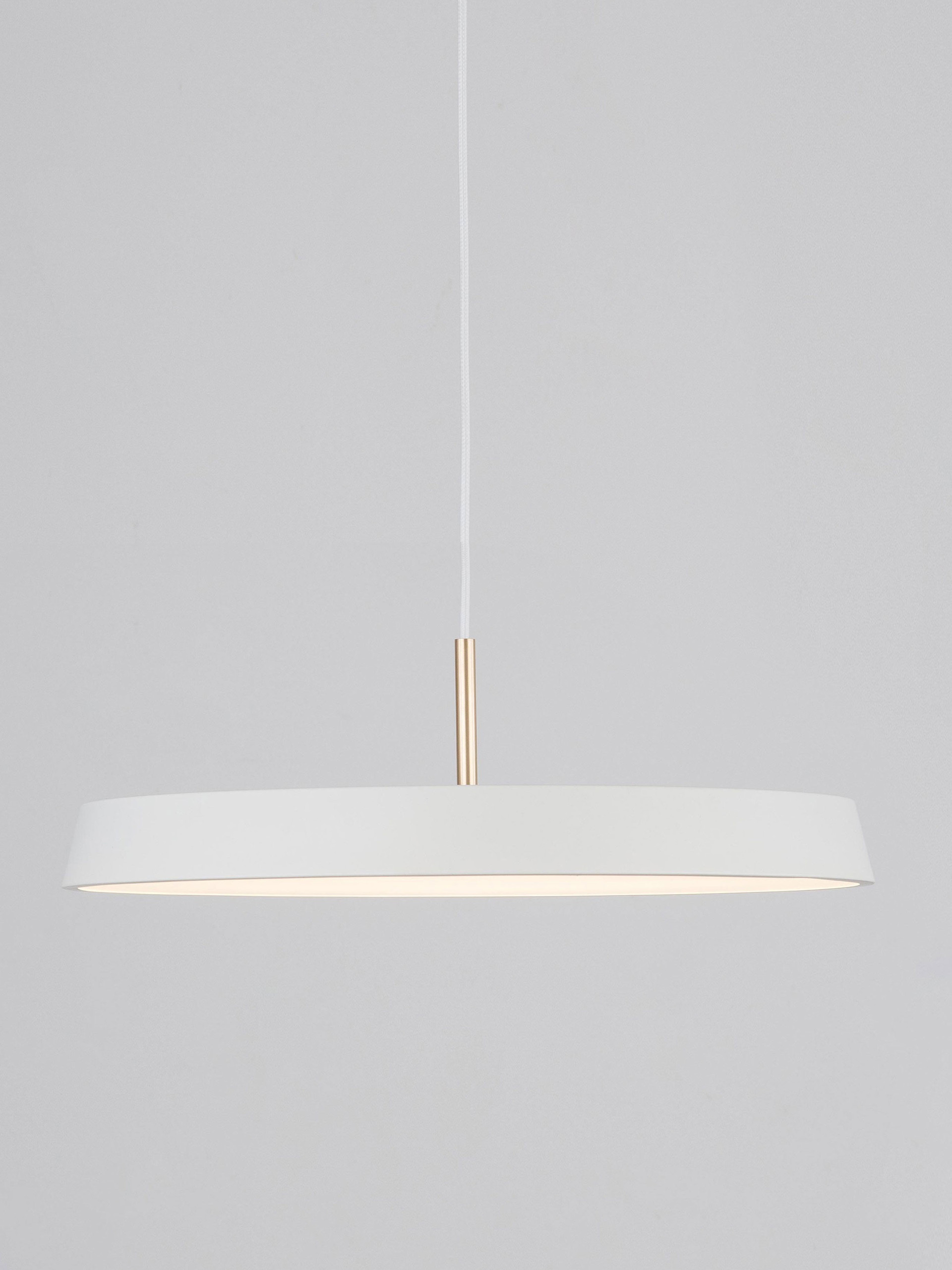 VETRO | H 130 D 50 cm | 37 W | 3000 K | 2590 lm | IP20 | White | Aluminum/Acrylic