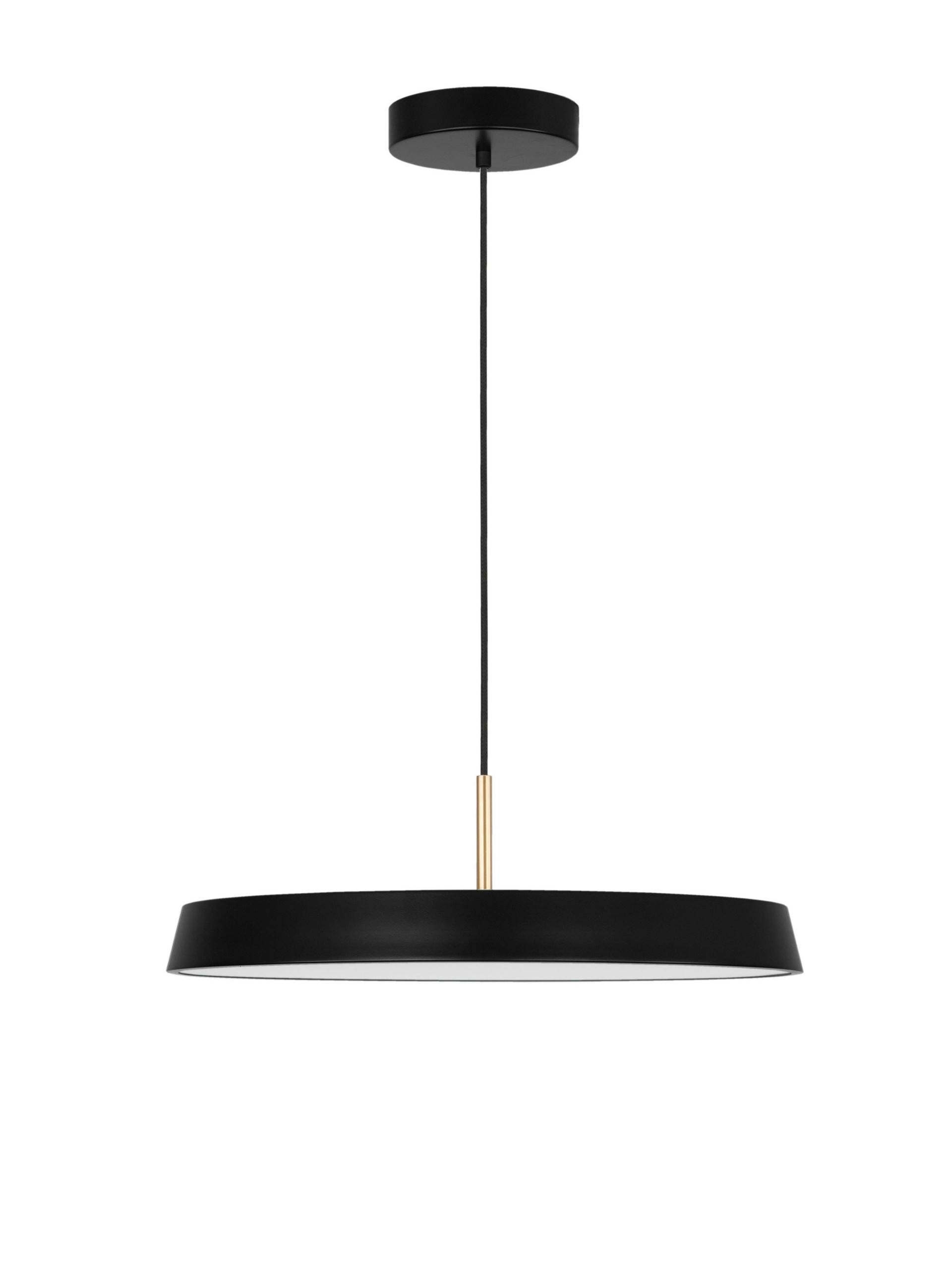 VETRO | H 130 D 50 cm | 37 W | 3000 K | 2590 lm | IP20 | Black | Aluminum/Acrylic