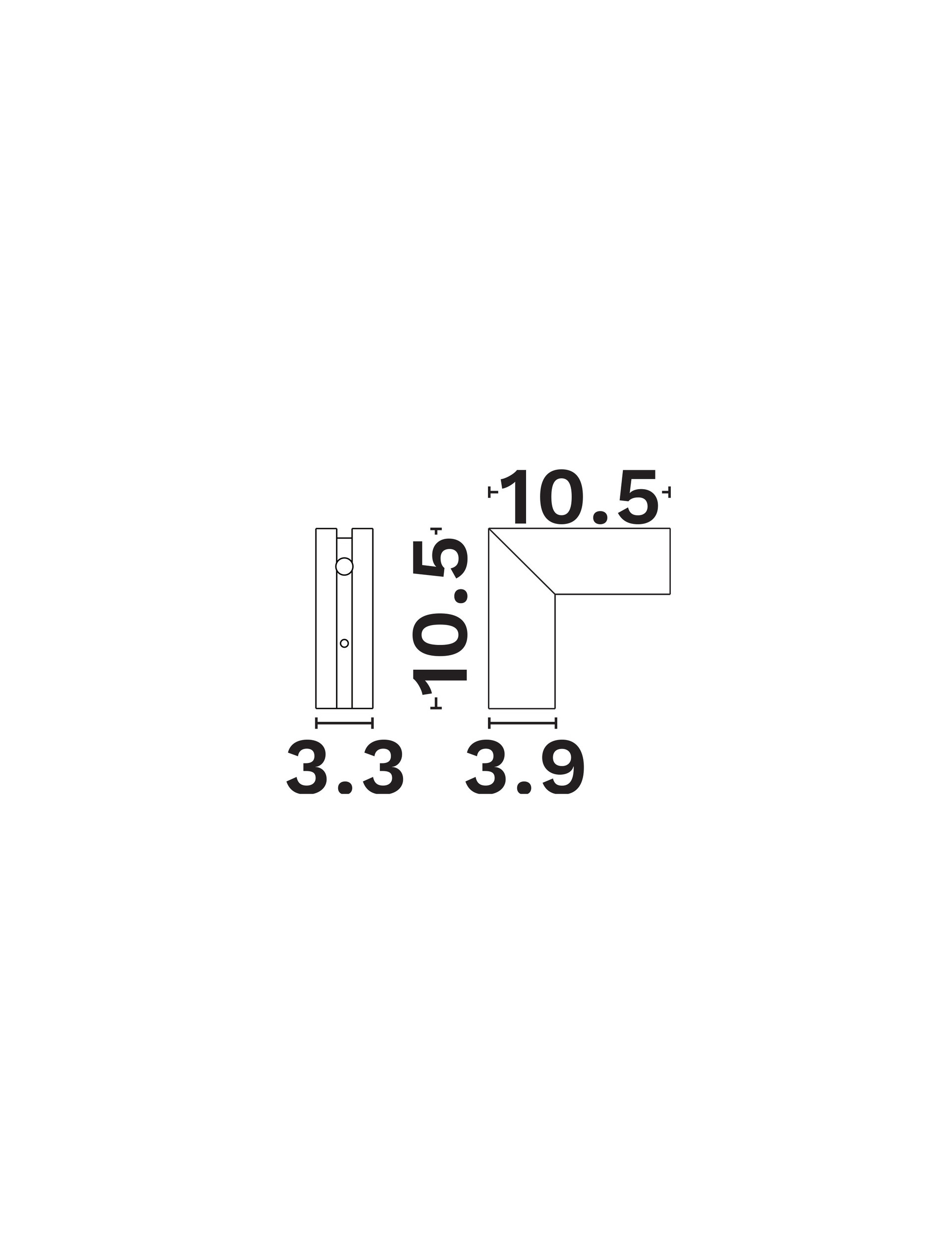 Planet Magnetic B-Vertical 90deg connector thumbnail