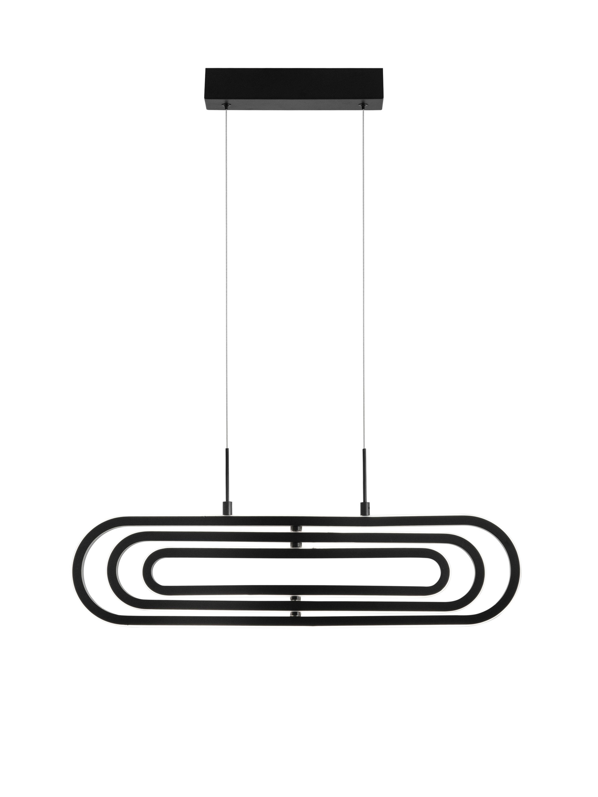 ARTE | L 64 W 44 H 120 cm | 50 W | 3000 K | 3000 lm | IP20 | Black | Aluminum/Acrylic