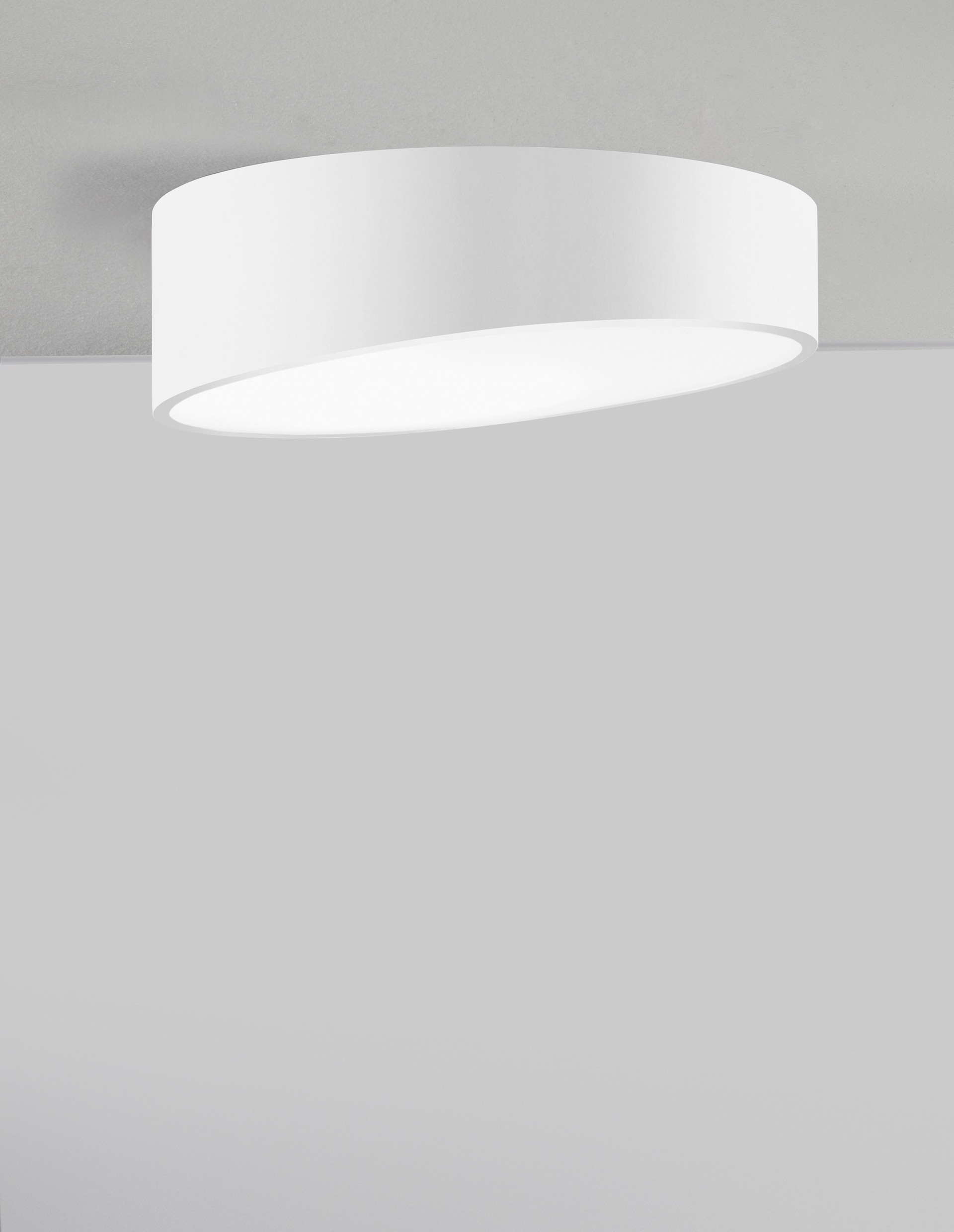 MAGGIO | H 12 D 40 cm | 24 W | 3000 K | 2280 lm | IP20 | White | Aluminum/Acrylic