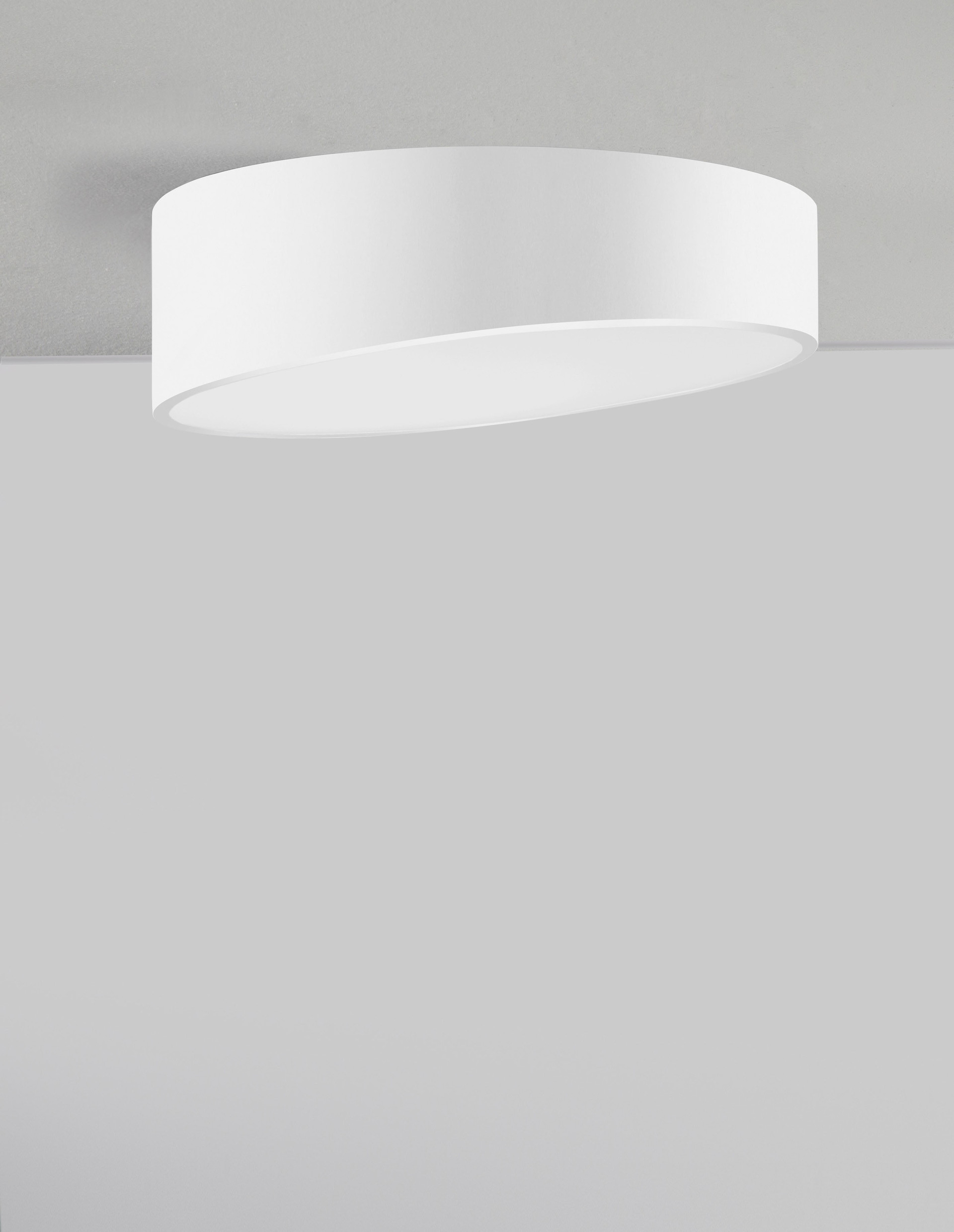 MAGGIO | H 12 D 40 cm | 24 W | 3000 K | 2280 lm | IP20 | White | Aluminum/Acrylic