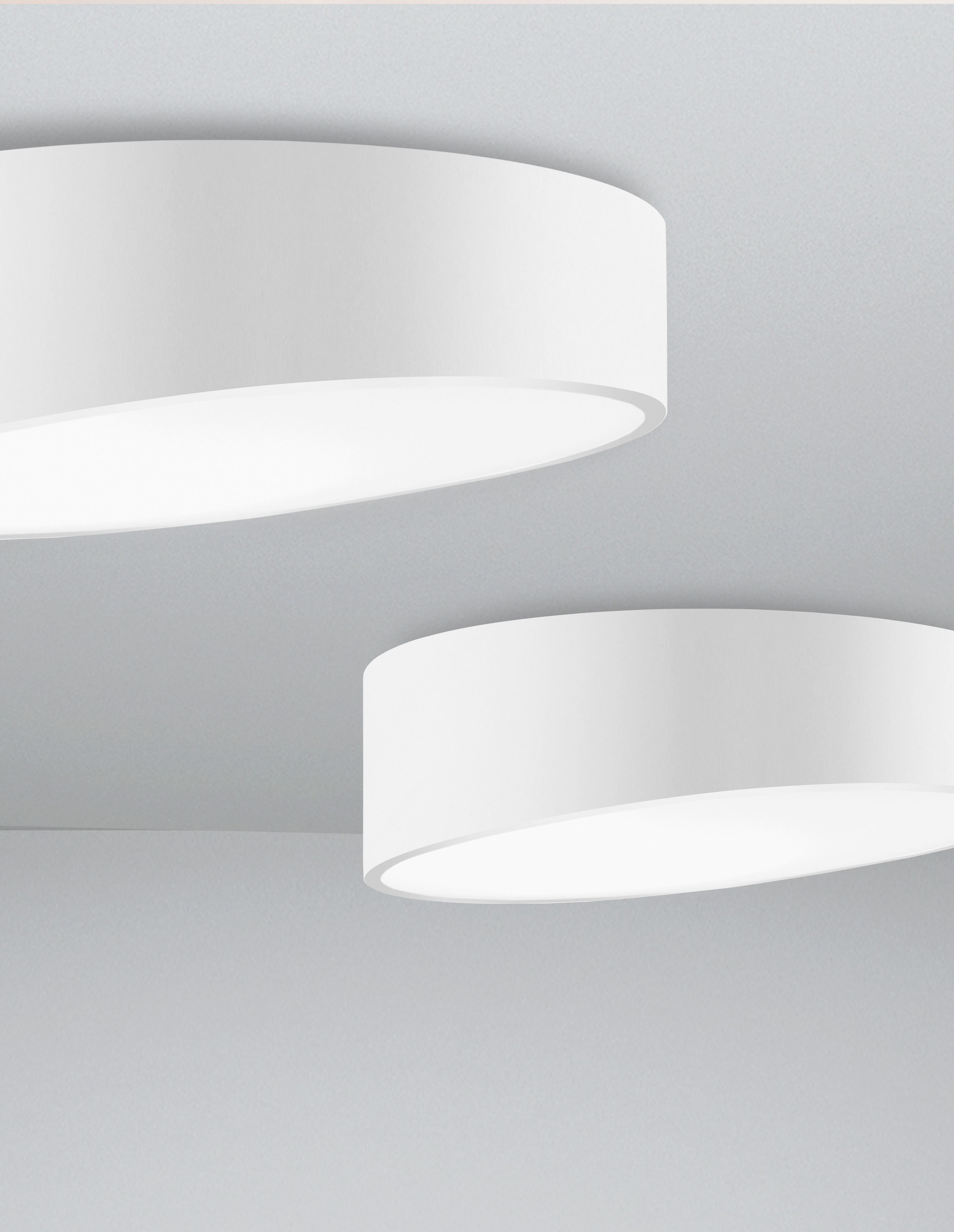 MAGGIO | H 12 D 50 cm | 60 W | 3000 K | 4280 lm | IP20 | White | Aluminum/Acrylic
