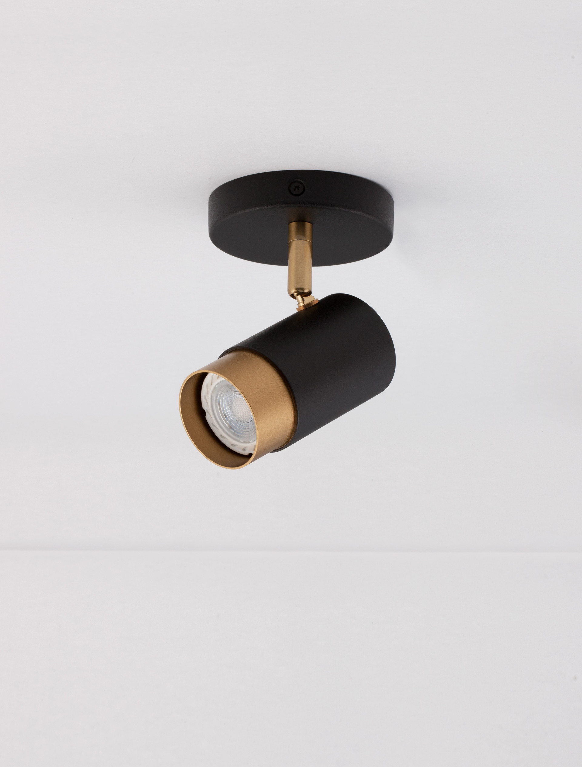 POGNO | H 14 D 5.4 cm | 10 W | IP20 | Black/Gold | Aluminum