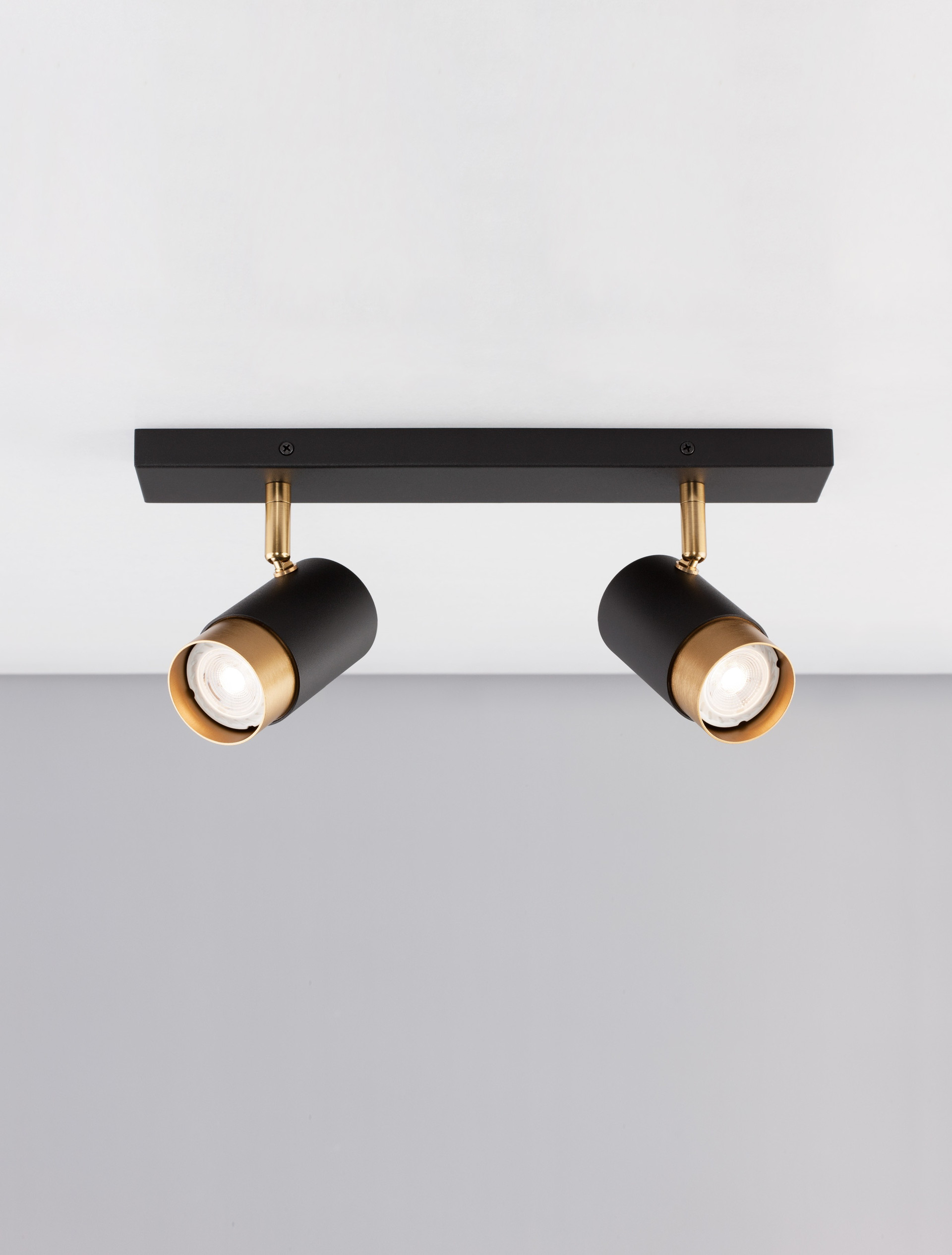 POGNO | L 35 W 6 H 14 cm | 20 W | IP20 | Black/Gold | Aluminum