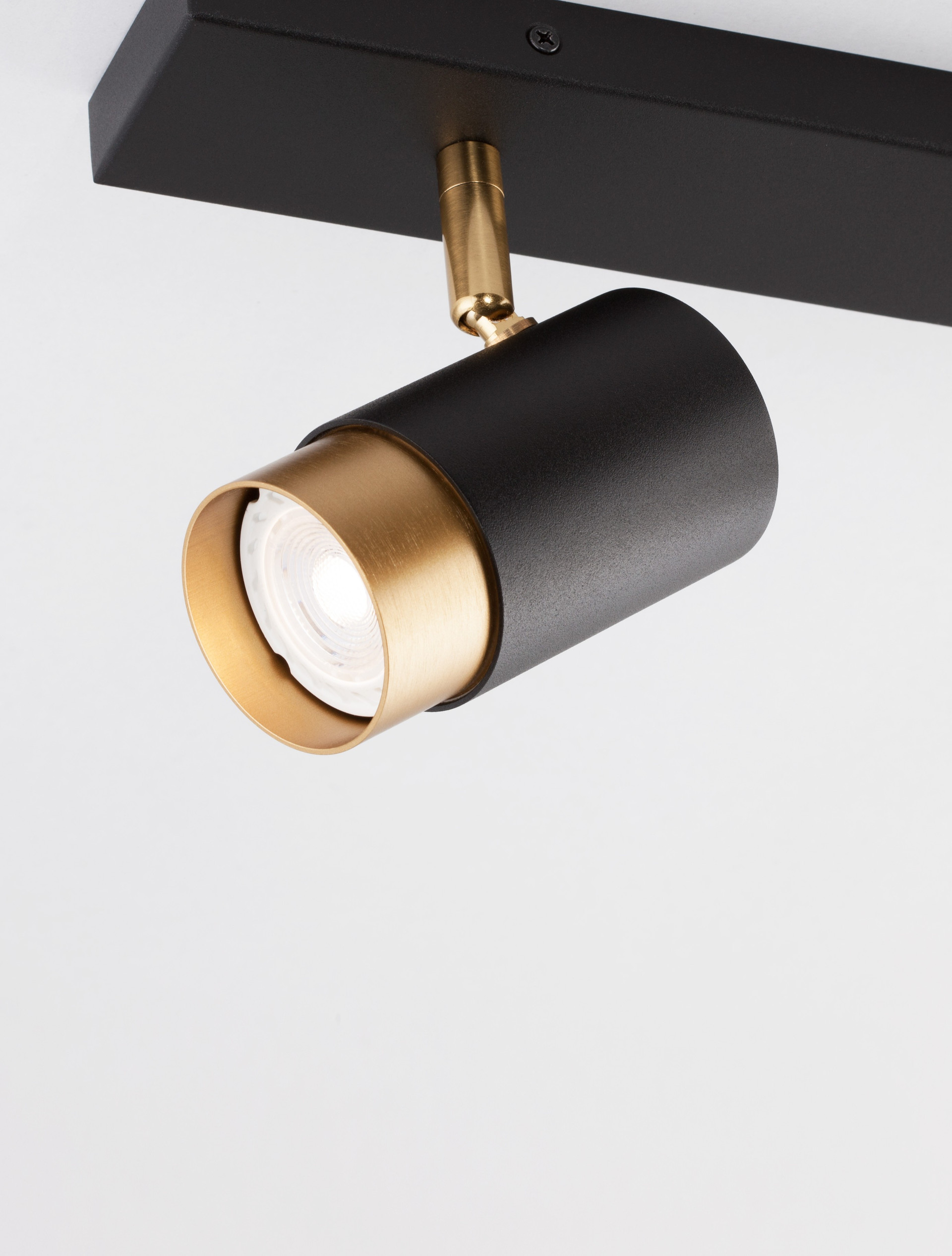 POGNO | L 35 W 6 H 14 cm | 20 W | IP20 | Black/Gold | Aluminum