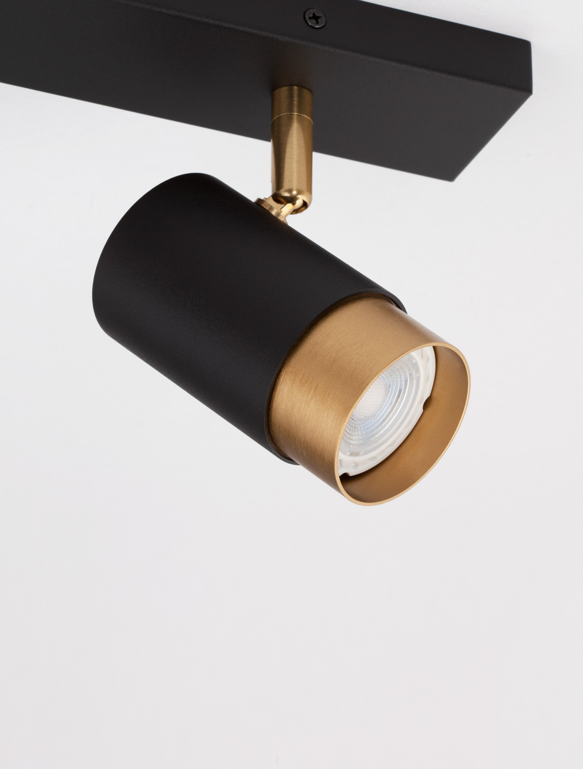 POGNO | L 35 W 6 H 14 cm | 20 W | IP20 | Black/Gold | Aluminum