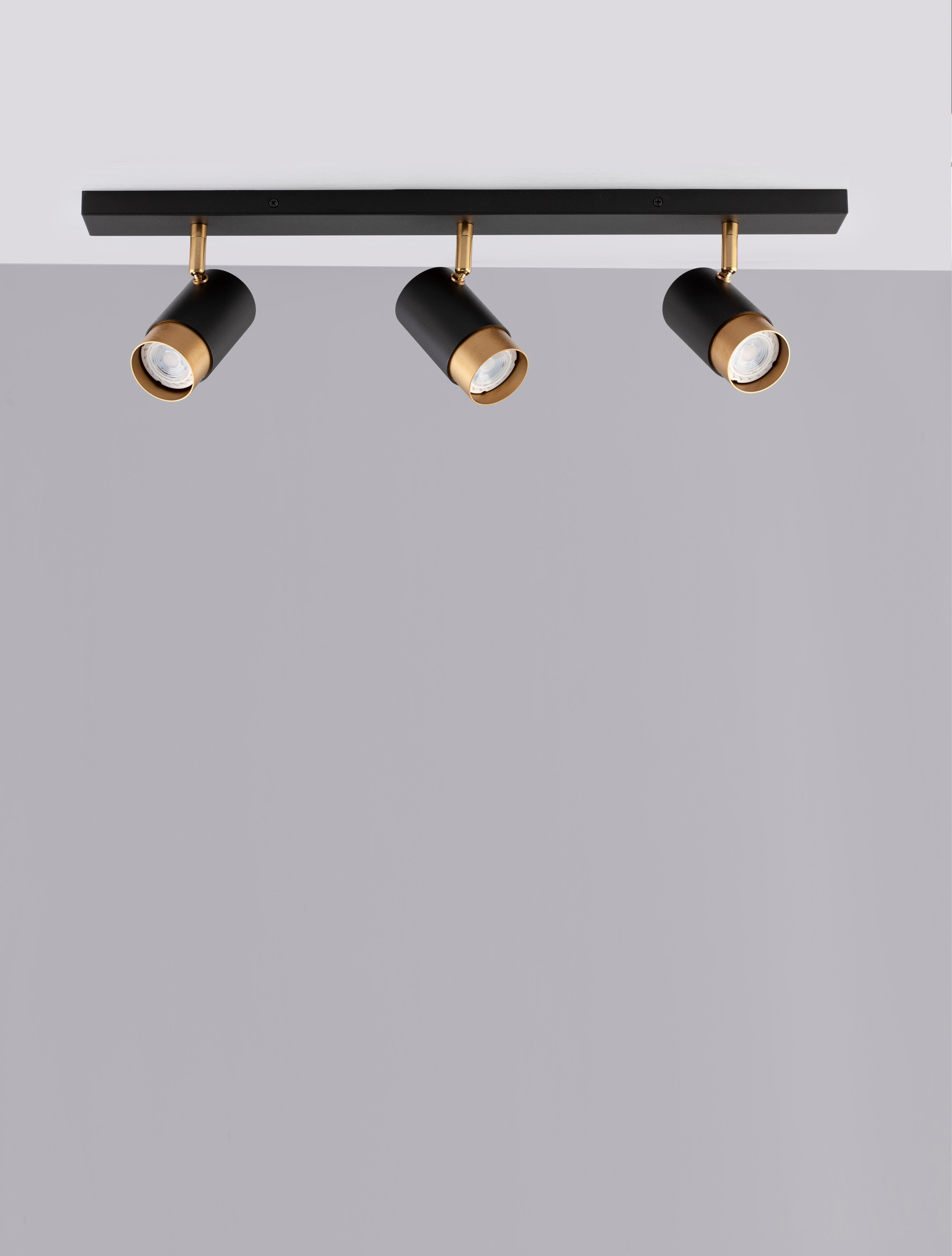 POGNO | L 60 W 6 H 14 cm | 30 W | IP20 | Black/Gold | Aluminum