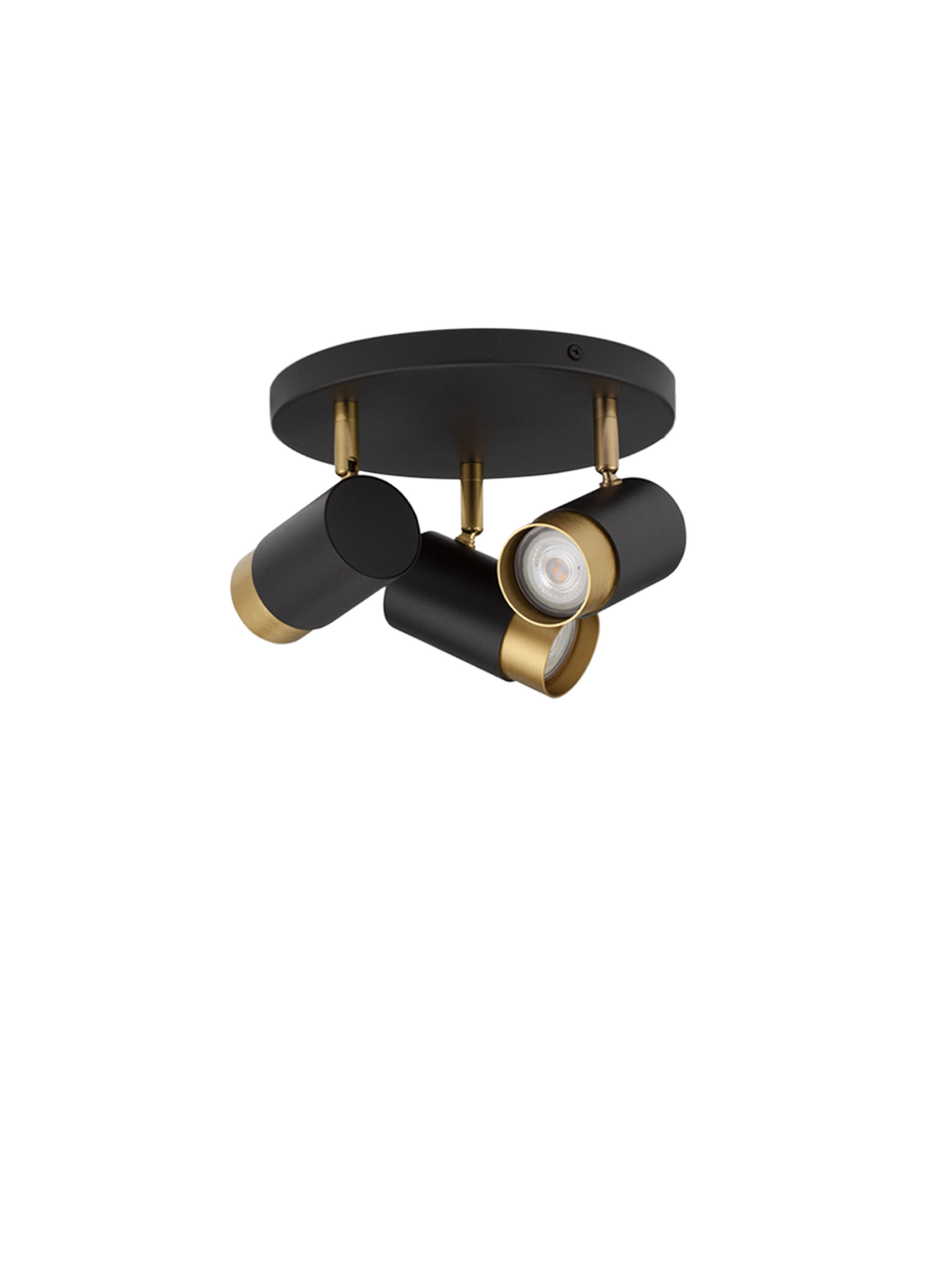 POGNO | H 14 D 22 cm | 30 W | IP20 | Black/Gold | Aluminum