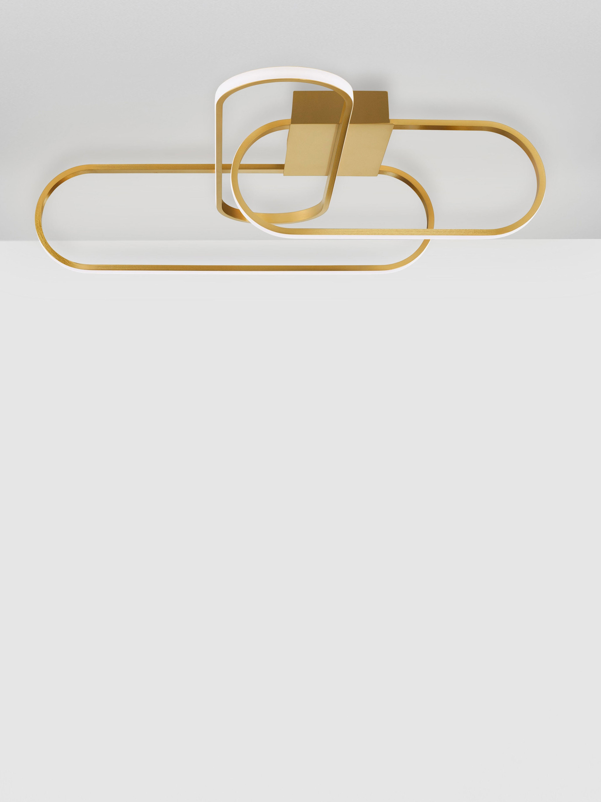 ARTE | L 66 W 53 H 18 cm | 45 W | 3000 K | 1862 lm | IP20 | Gold | Aluminum/Acrylic