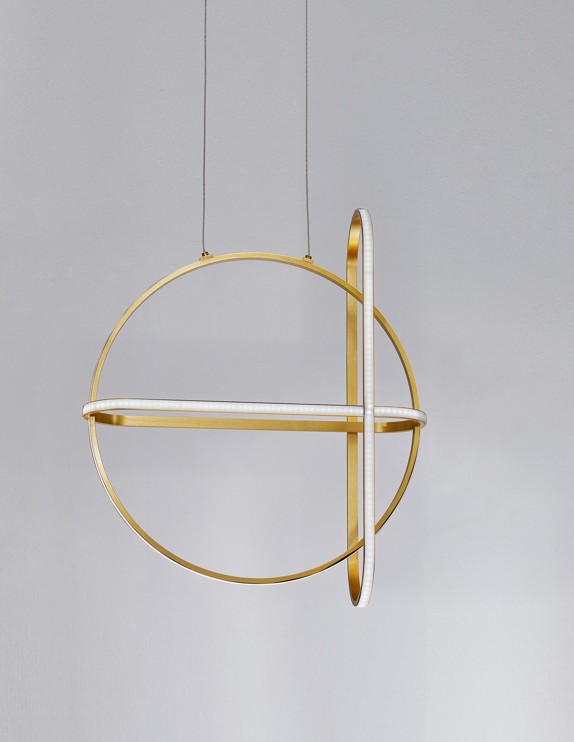 ARTE | W 16 D 52 cm | 53 W | 3000 K | 4236 lm | IP20 | Gold | Aluminum/Acrylic