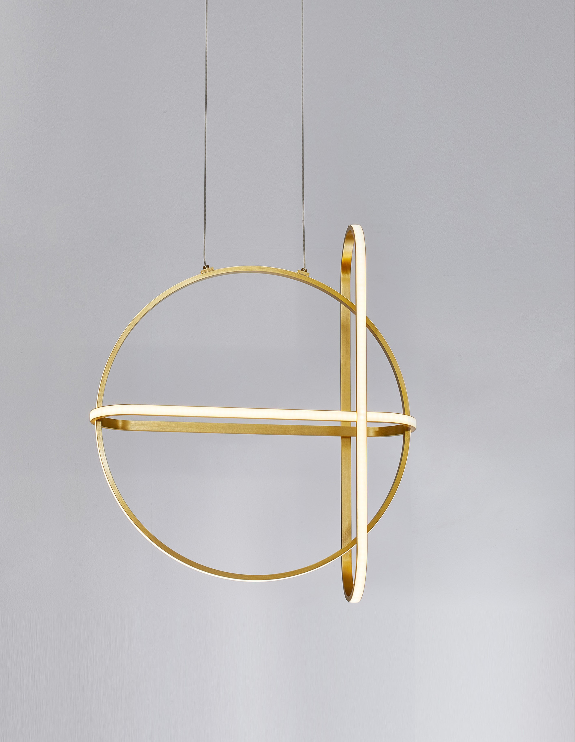 ARTE | W 16 D 52 cm | 53 W | 3000 K | 4236 lm | IP20 | Gold | Aluminum/Acrylic