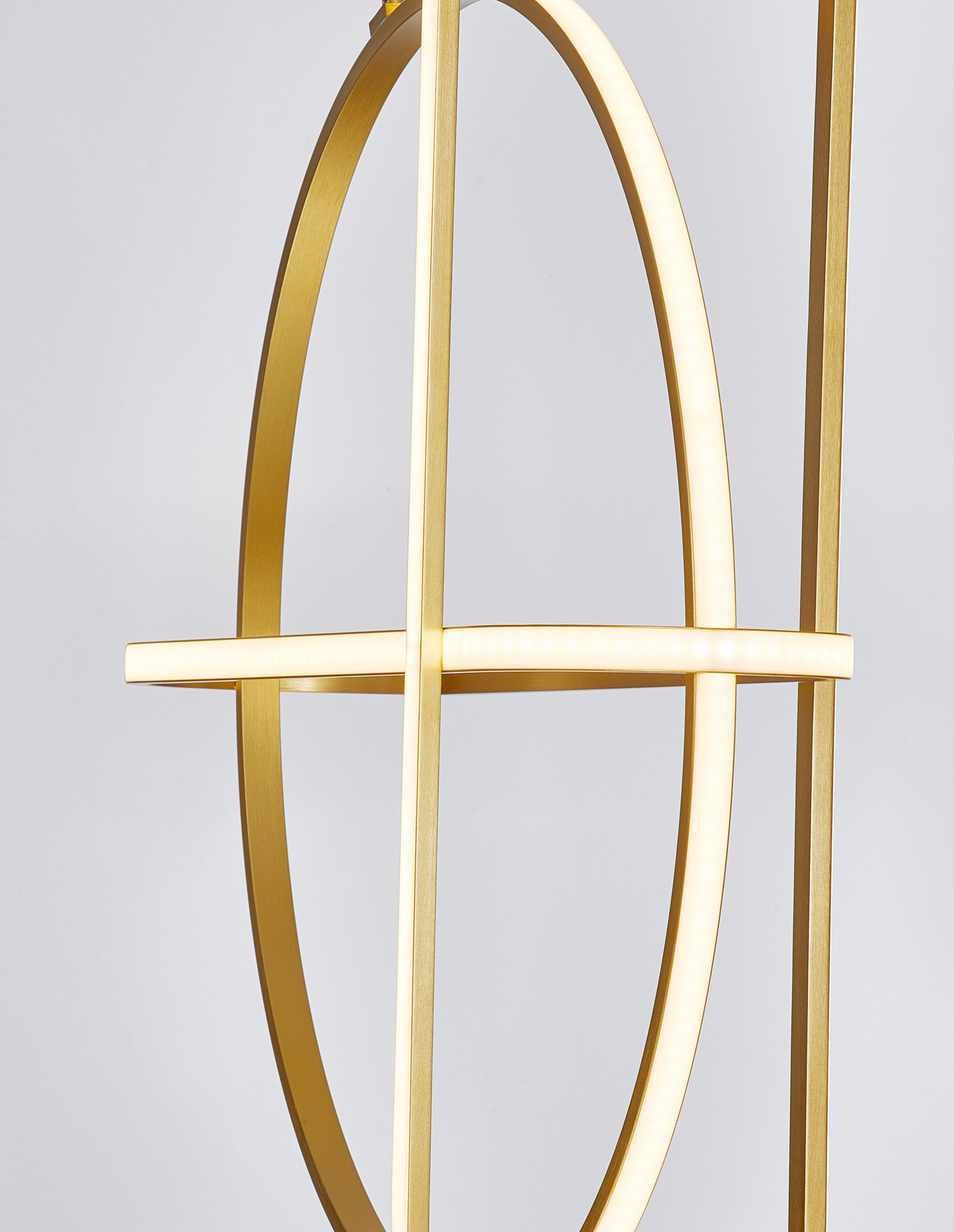 ARTE | W 16 D 52 cm | 53 W | 3000 K | 4236 lm | IP20 | Gold | Aluminum/Acrylic