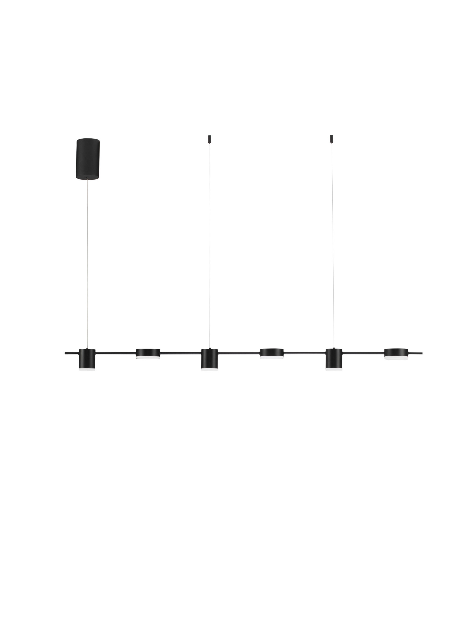 RIAZ | L 150 W 10 H 120 cm | 29 W | 3000/2700/4000 K | 1418 lm | IP20 | Black | Aluminum/Acrylic