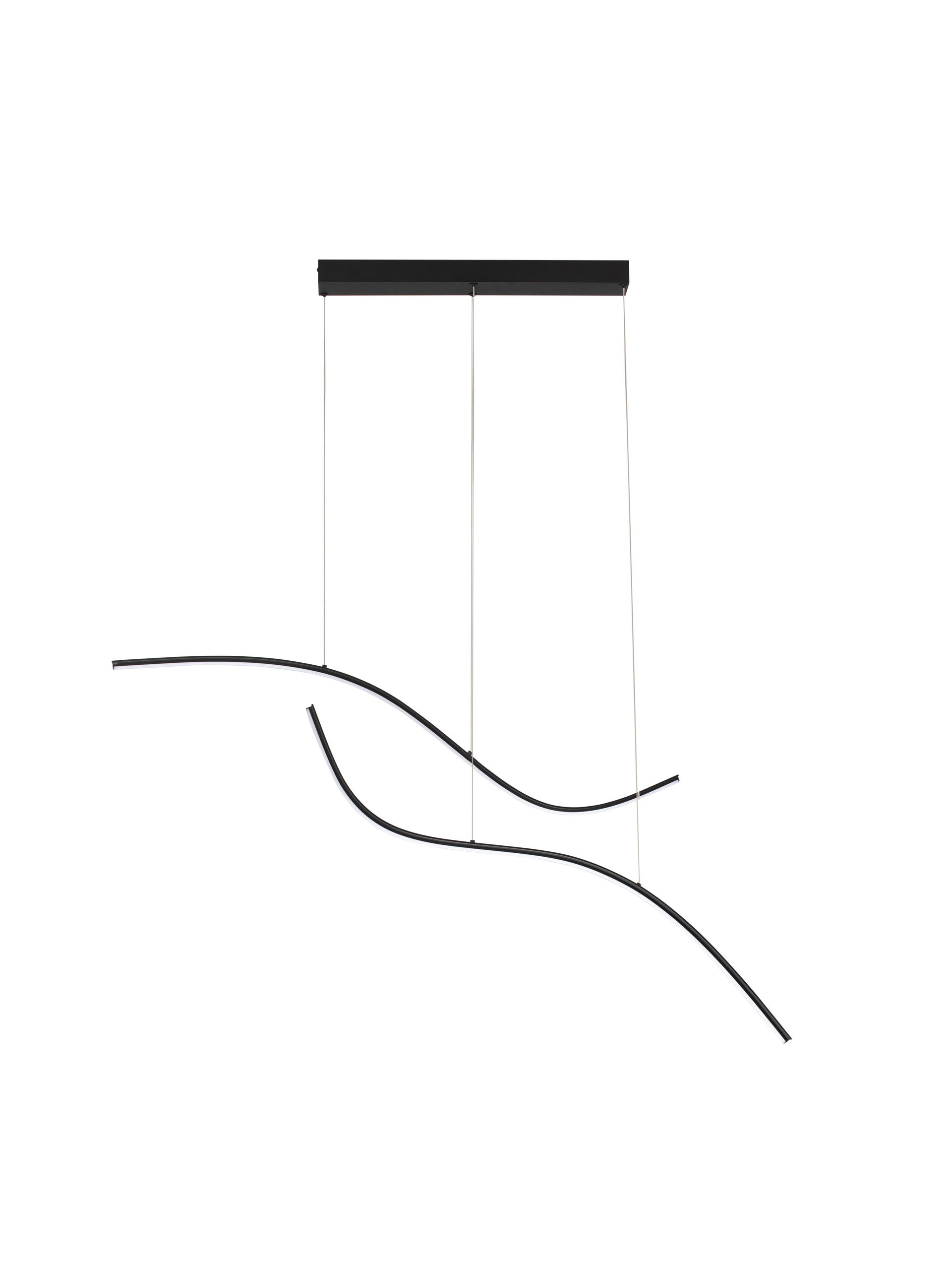 BRIO | L 115 W 8 H 120 cm | 27 W | 3000/2700/4000 K | 1145 lm | IP20 | Black | Aluminum/Acrylic