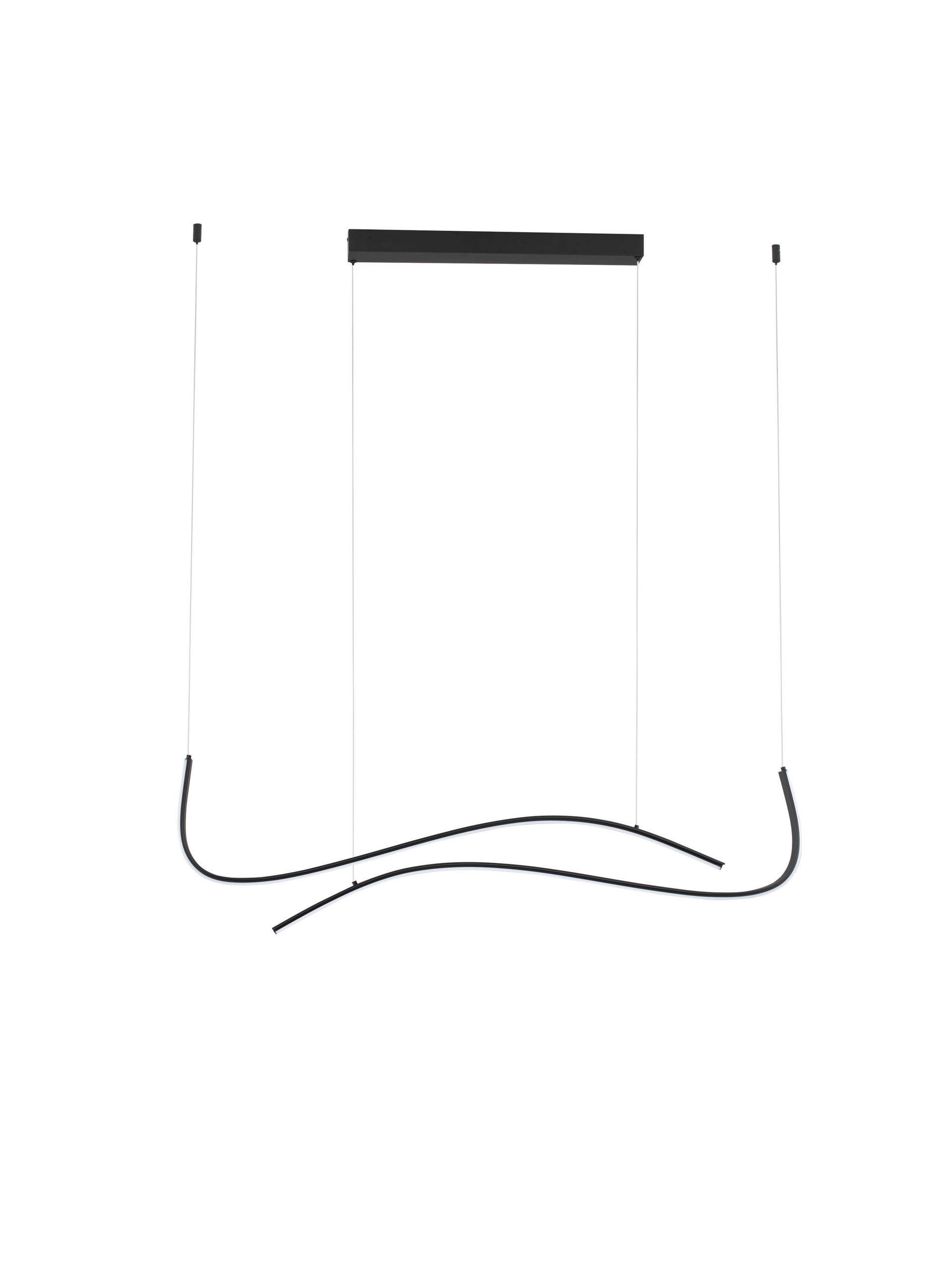 BRIO | L 104 W 8 H 120 cm | 27 W | 3000/2700/4000 K | 1203 lm | IP20 | Μαύρο | Αλουμίνιο/Ακρυλικό