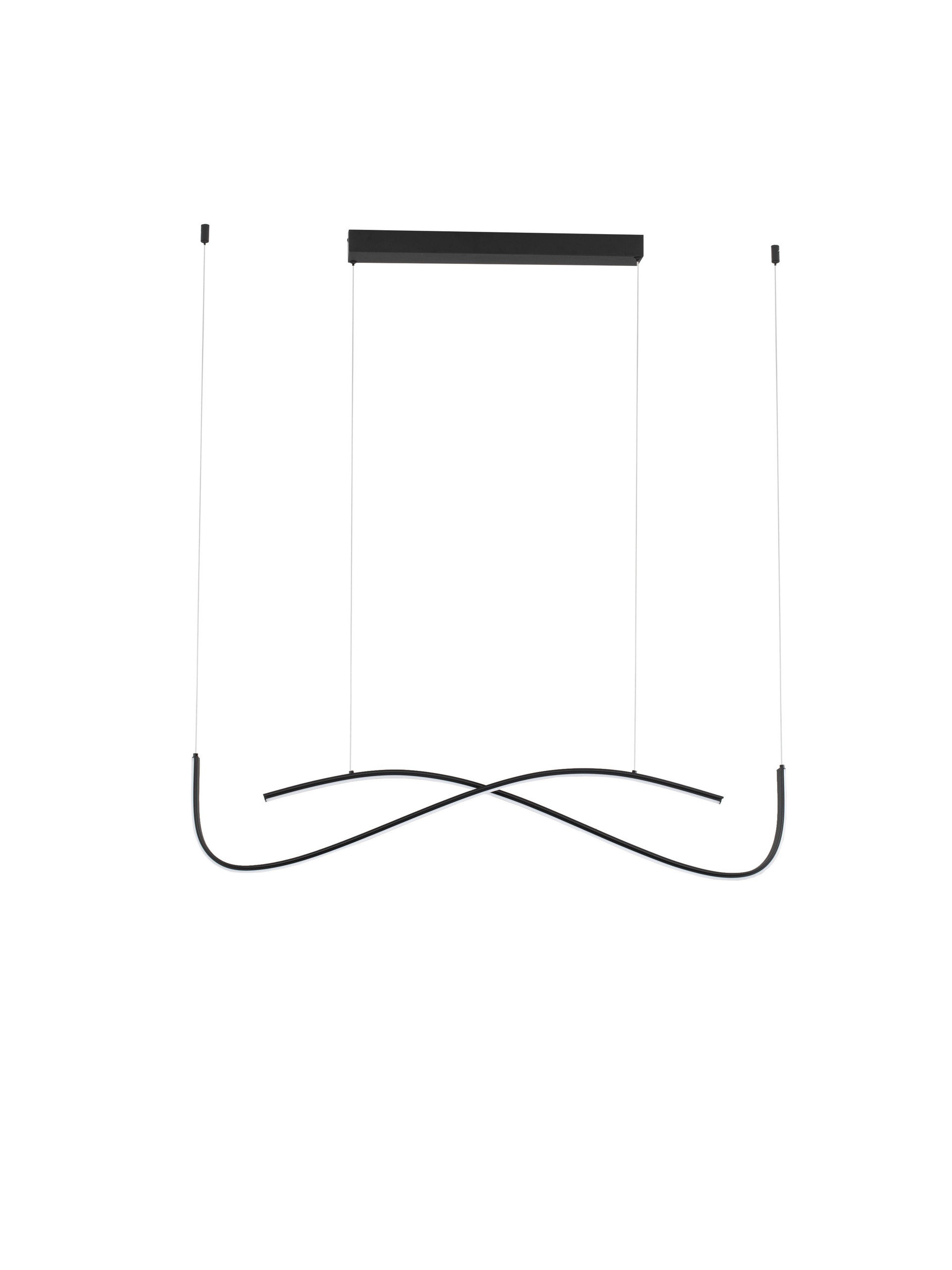 BRIO | L 104 W 8 H 120 cm | 27 W | 3000/2700/4000 K | 1203 lm | IP20 | Μαύρο | Αλουμίνιο/Ακρυλικό