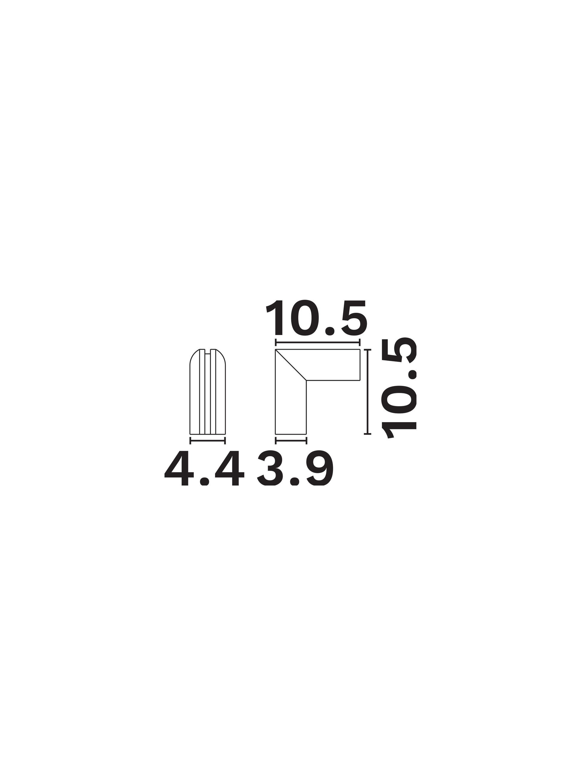 Planet Magnetic B-Horizontal 90o Connector thumbnail