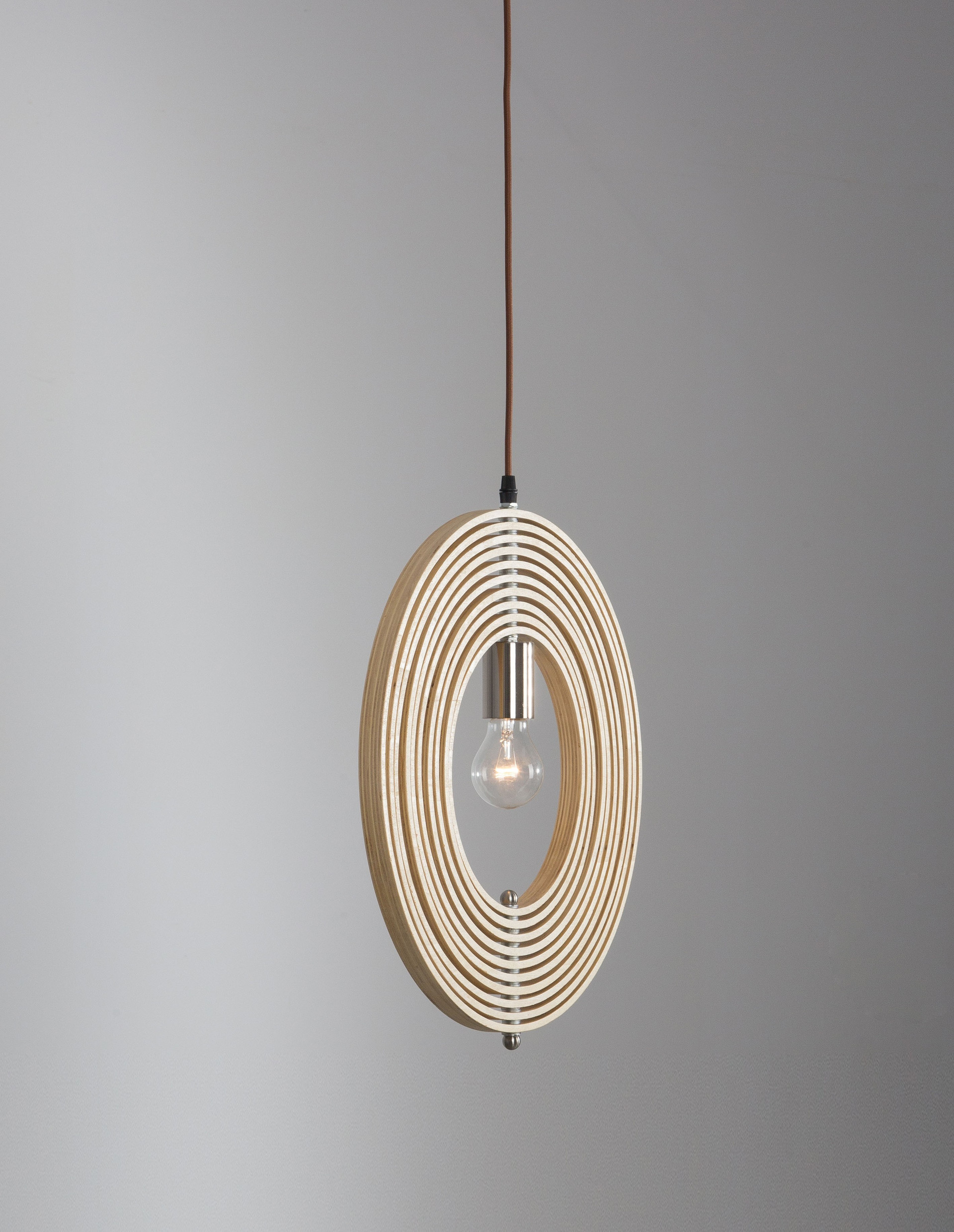 ASCO | H 130 D 43 cm | 12 W | IP20 | Brown/Beige | Wood