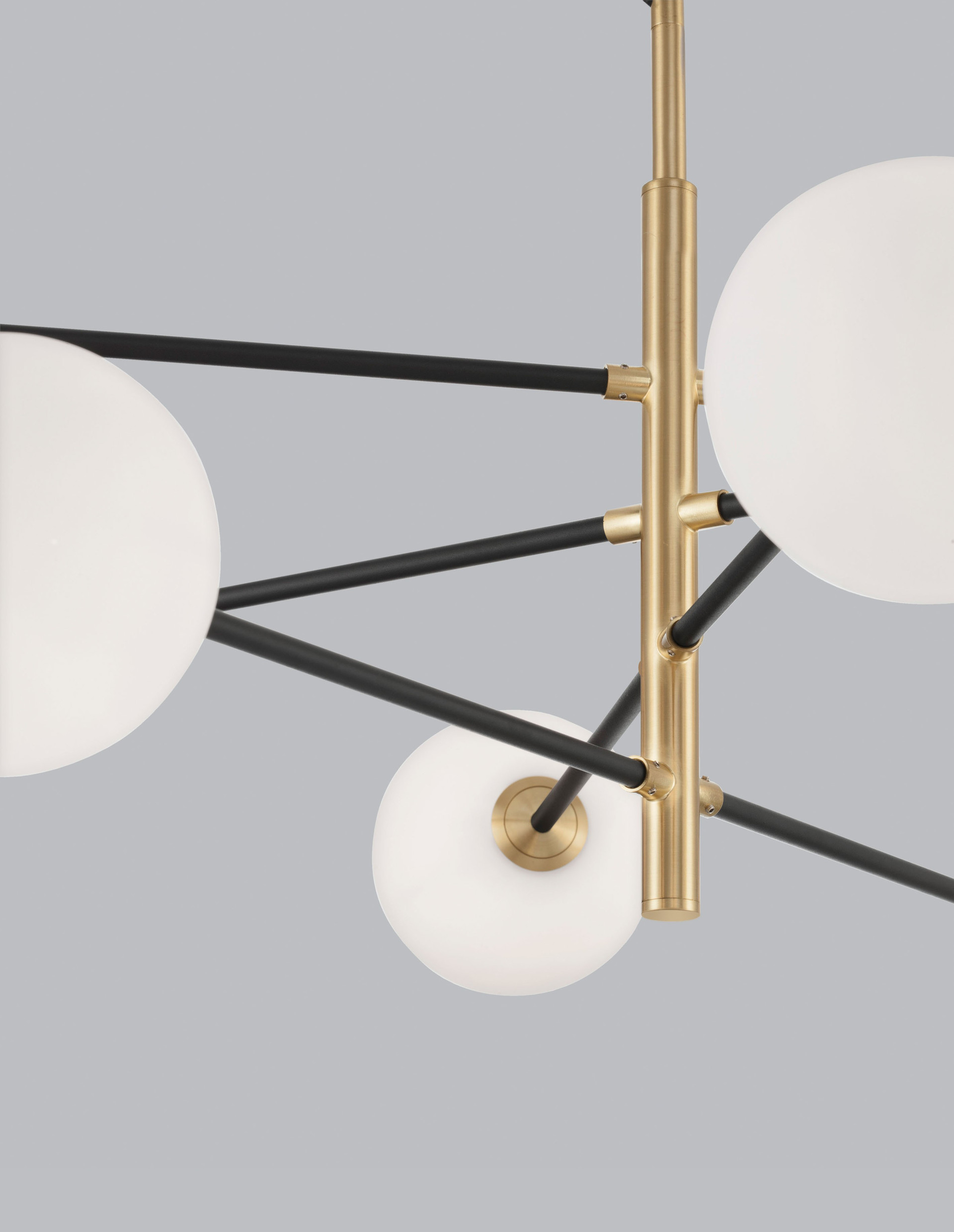 VITRA | L 120 W 103 H 145 cm | 40 W | IP20 | Black/White/Gold | Glass/Metal
