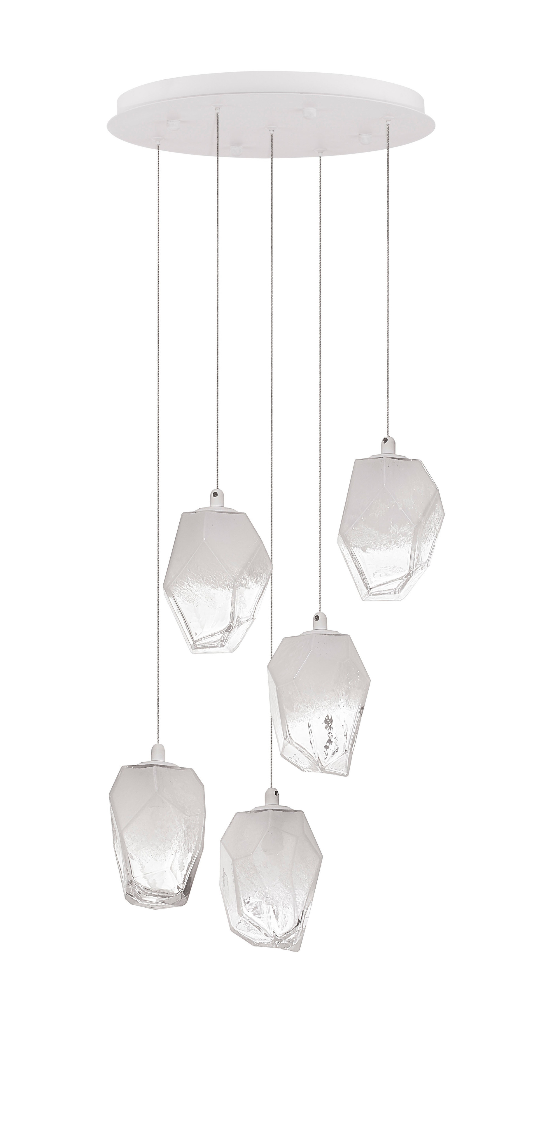 ICE | H 180 D 39 cm | 25 W | IP20 | White | Glass/Metal