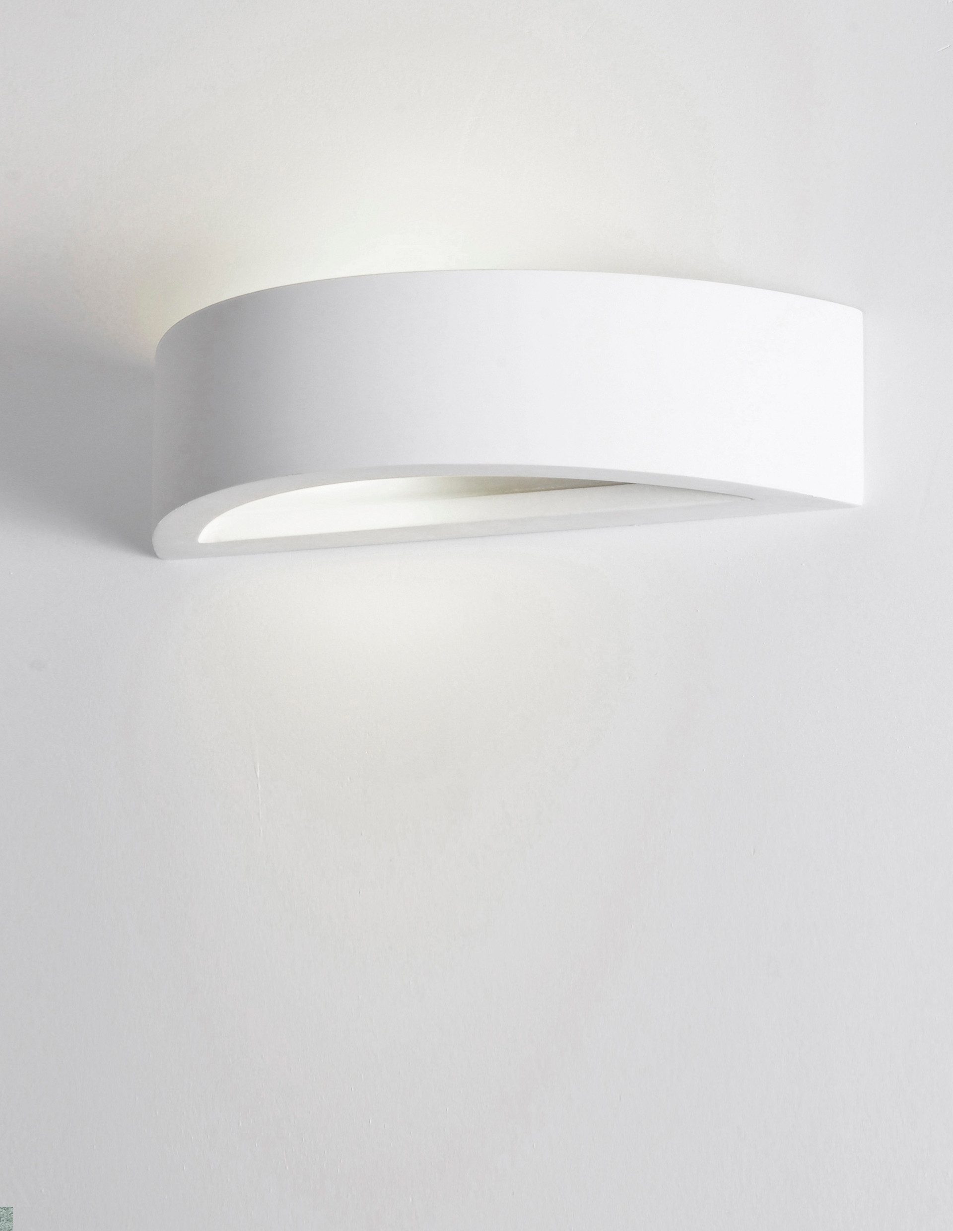 SANDRO | L 30 W 10 H 7.5 cm | 5 W | IP20 | White | Gypsum