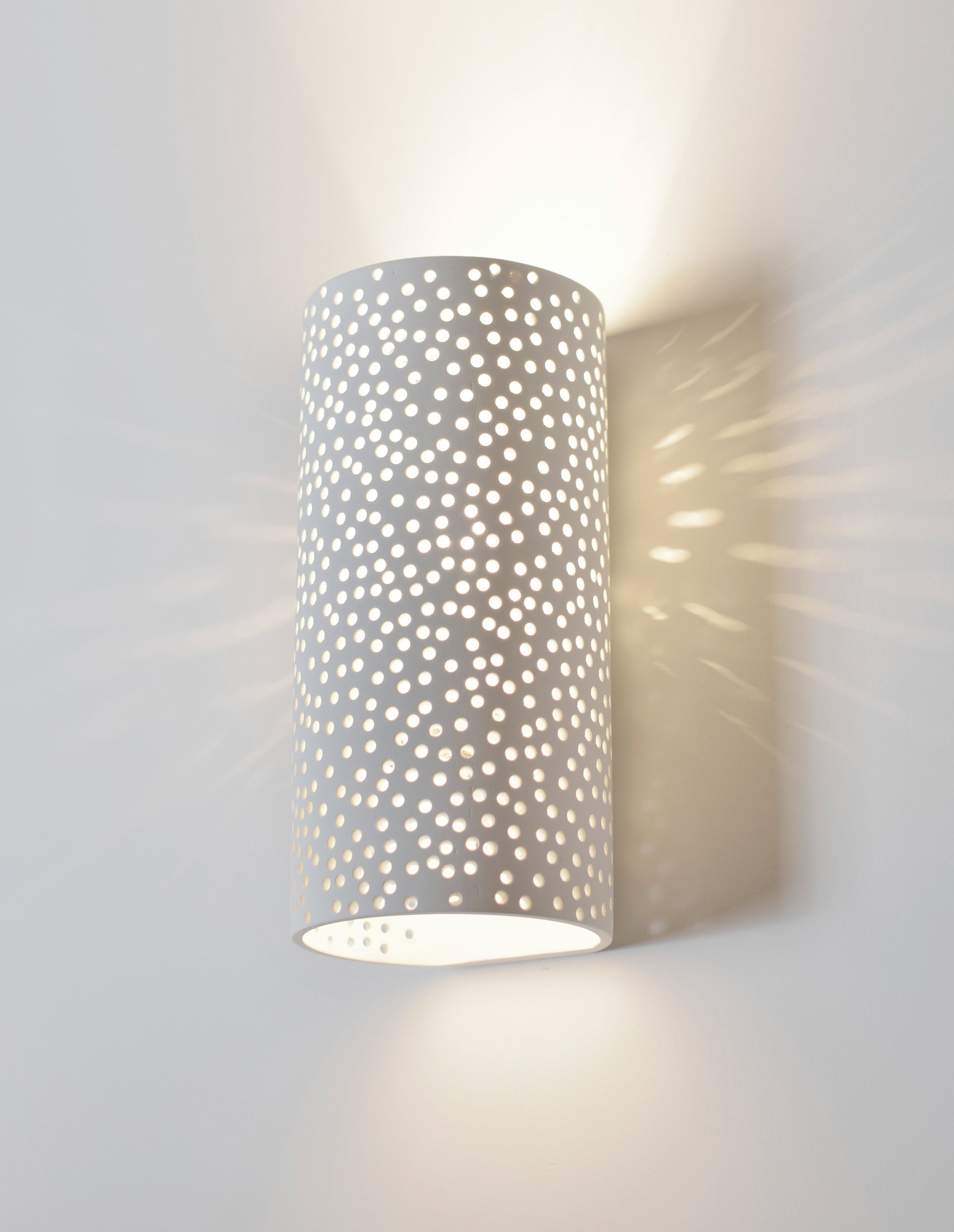 SANDRO | L 11.5 W 10.7 H 24 cm | 5 W | IP20 | White | Gypsum
