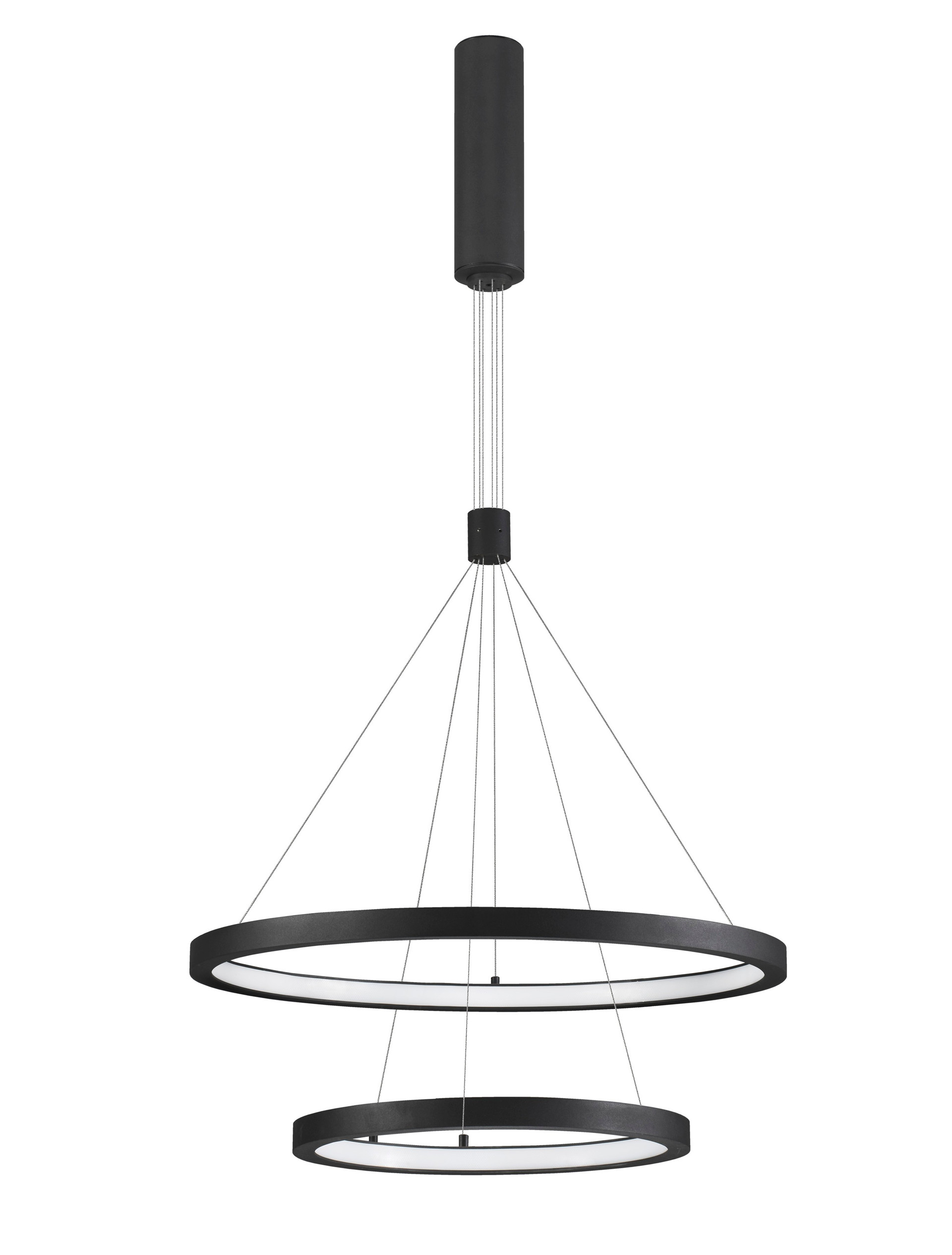 EMPATIA | H 120 D 60 cm | 60 W | 3000 K | 4200 lm | IP20 | Black | Aluminum/Acrylic