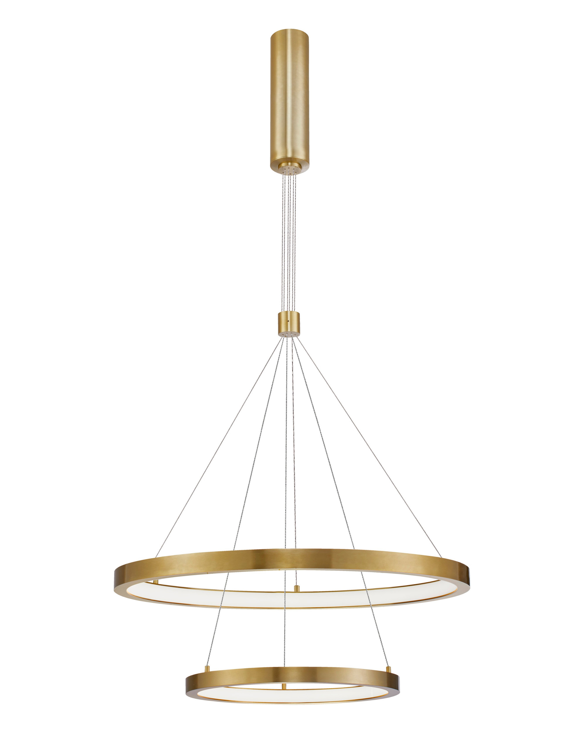 EMPATIA | H 120 D 60 cm | 60 W | 3000 K | 4200 lm | IP20 | Gold | Aluminum/Acrylic