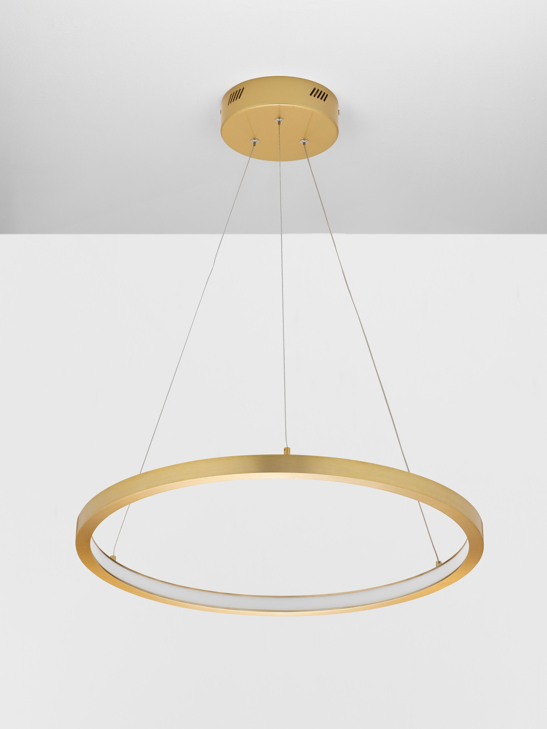 EMPATIA | H 120 D 60 cm | 35 W | 3000 K | 932 lm | IP20 | Gold | Aluminum/Acrylic