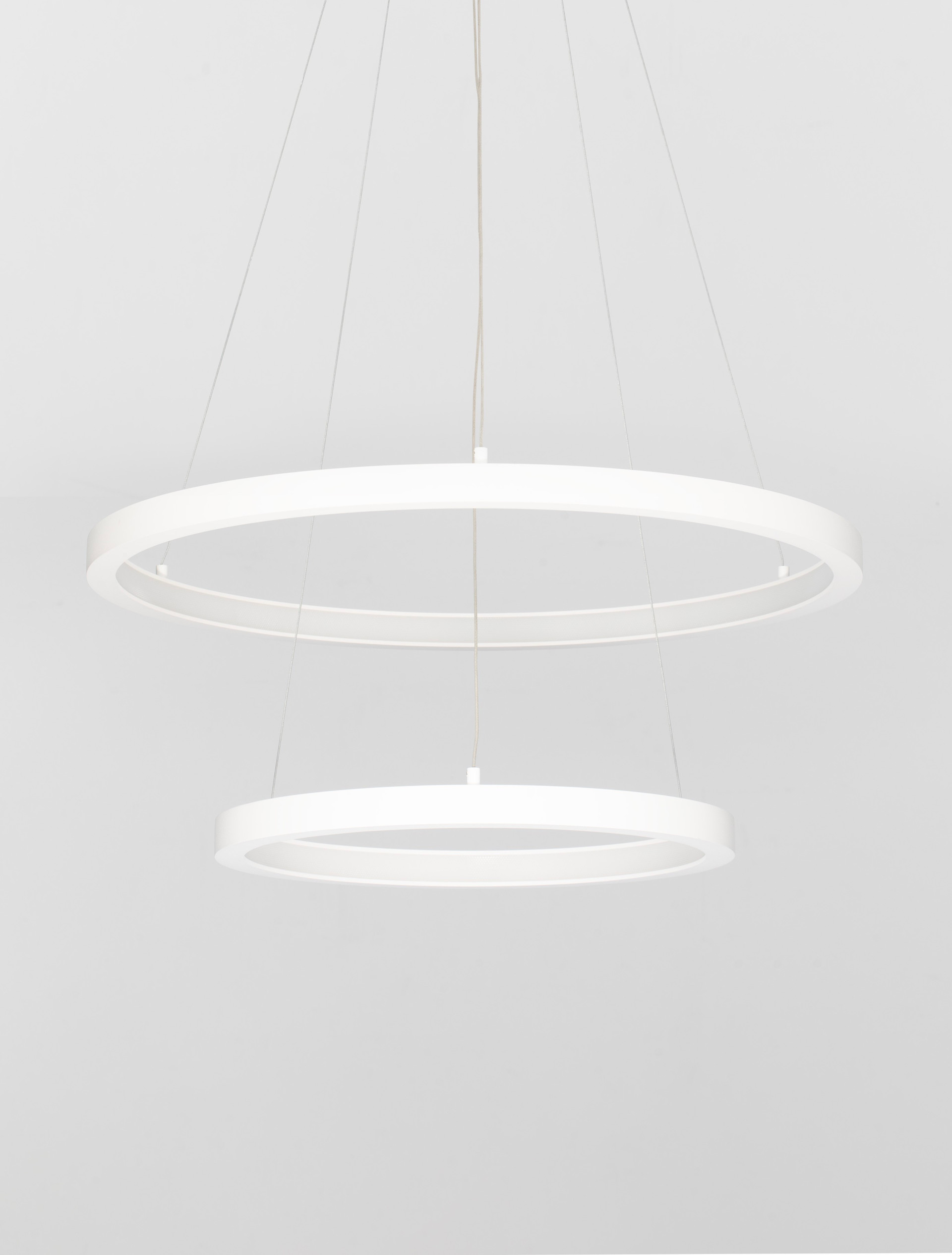 EMPATIA | H 120 D 60 cm | 60 W | 3000 K | 1755 lm | IP20 | White | Aluminum/Acrylic